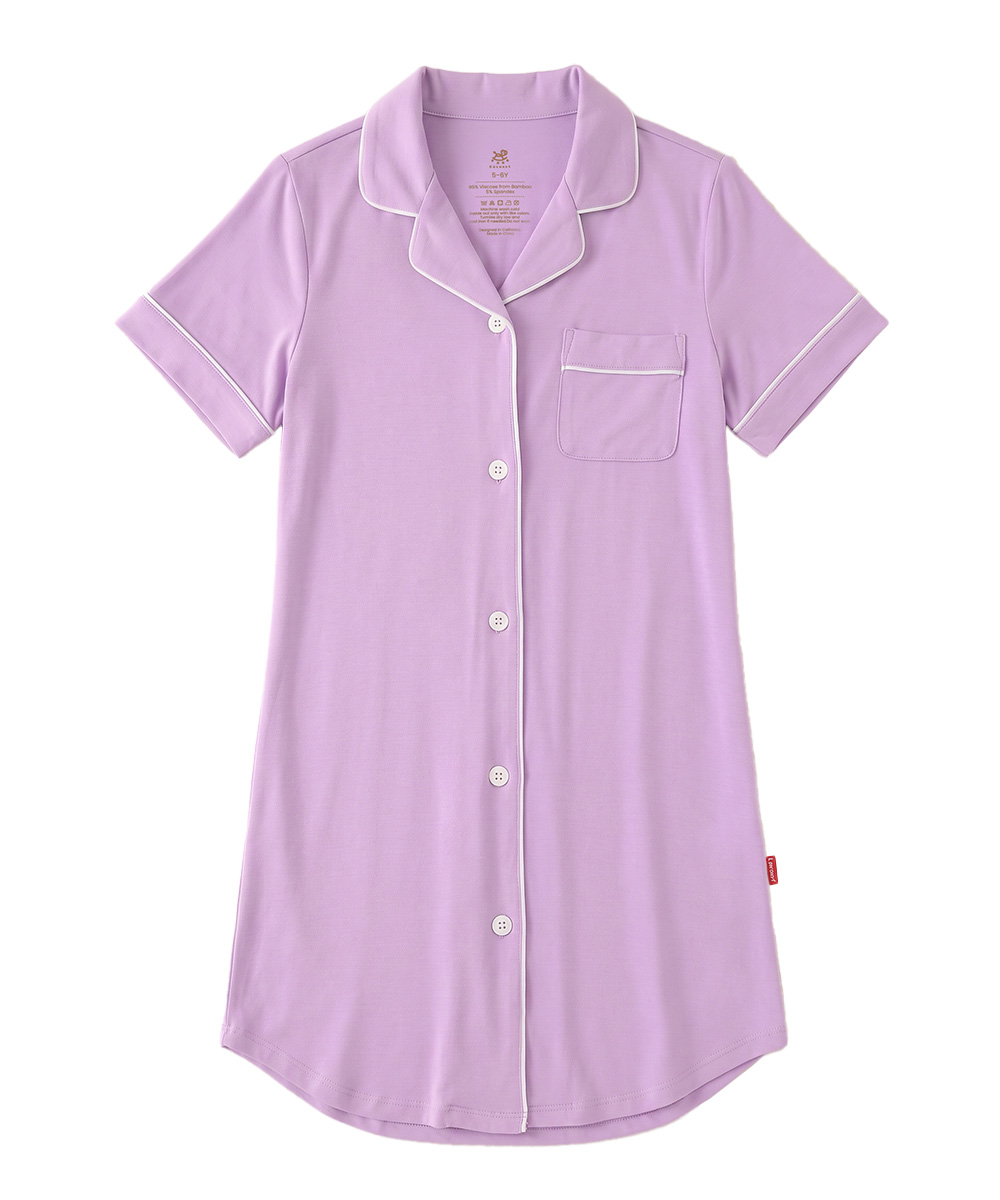 Girls Bamboo Sleepshirt Dresses | Short Sleeve