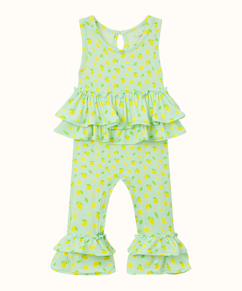Bamboo Baby Girl Romper and Bell Bottoms