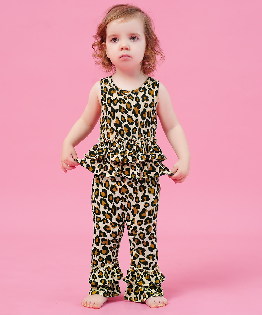 Bamboo Baby Girl Romper and Bell Bottoms