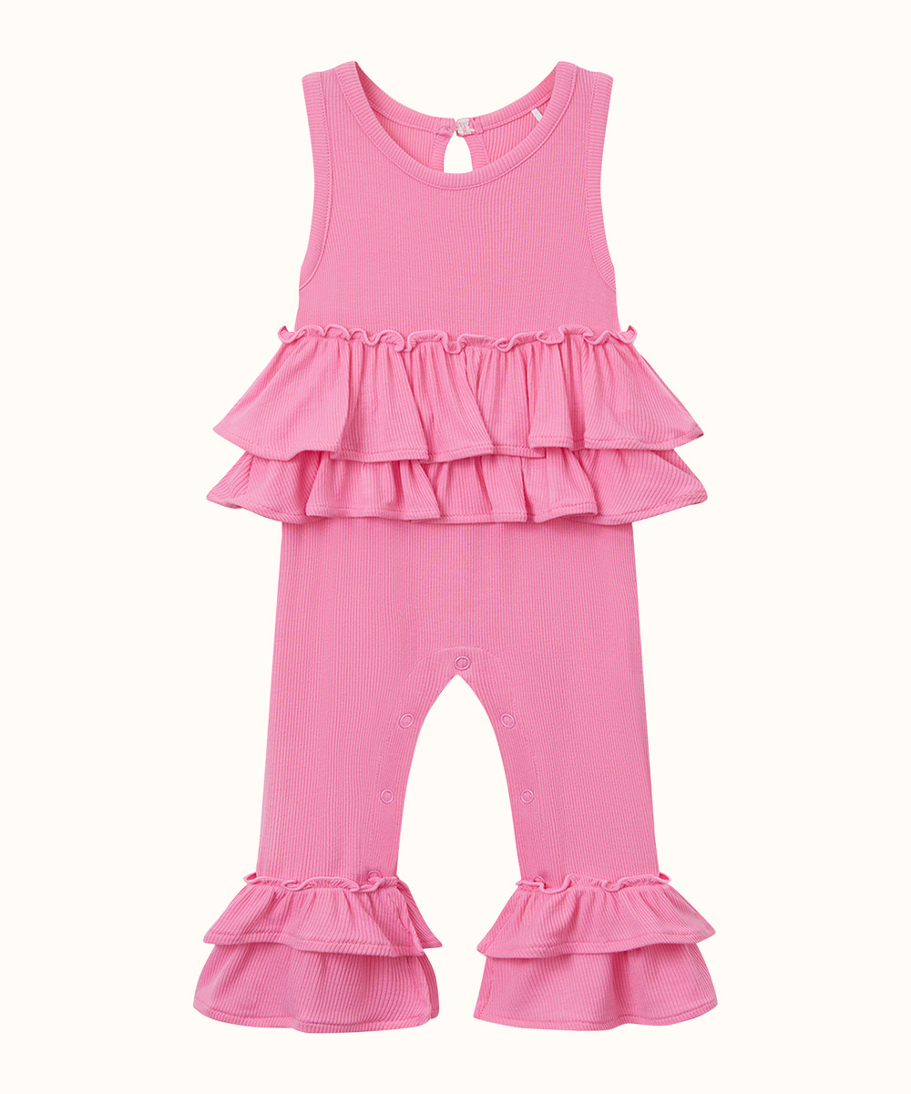 Bamboo Baby Girl Romper and Bell Bottoms