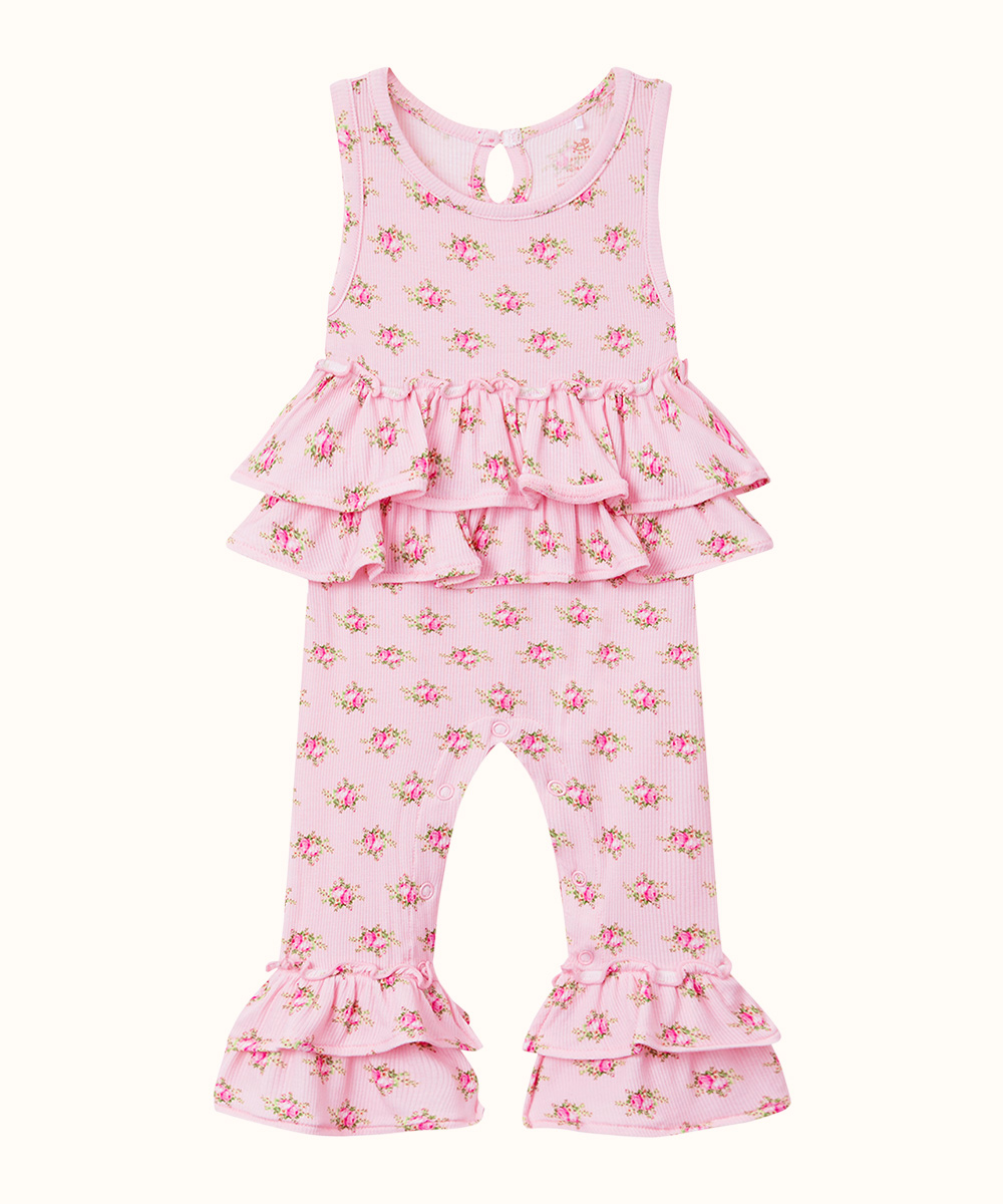 Bamboo Baby Girl Romper and Bell Bottoms