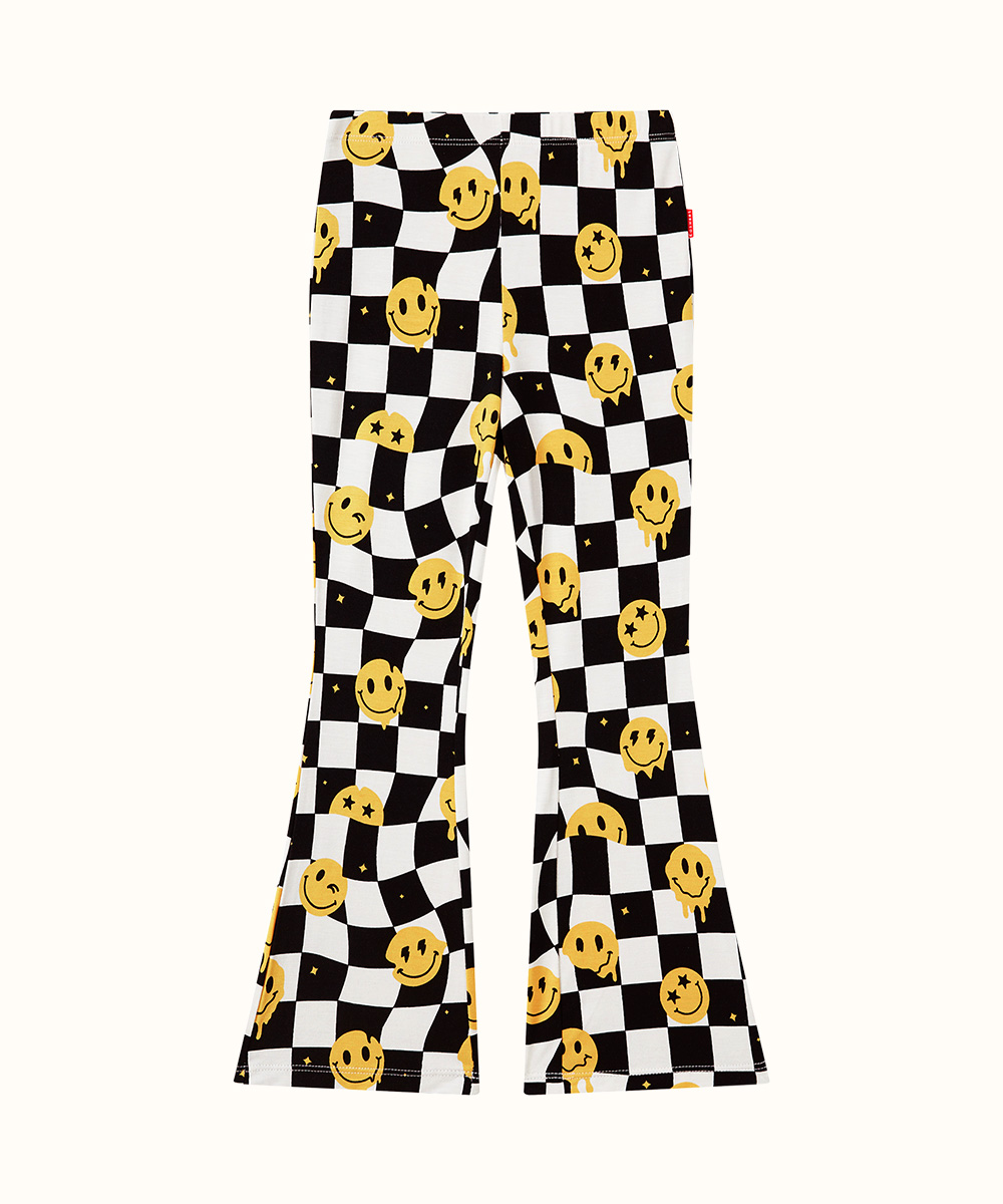 Bamboo Kids Bell- Bottom Print Pants