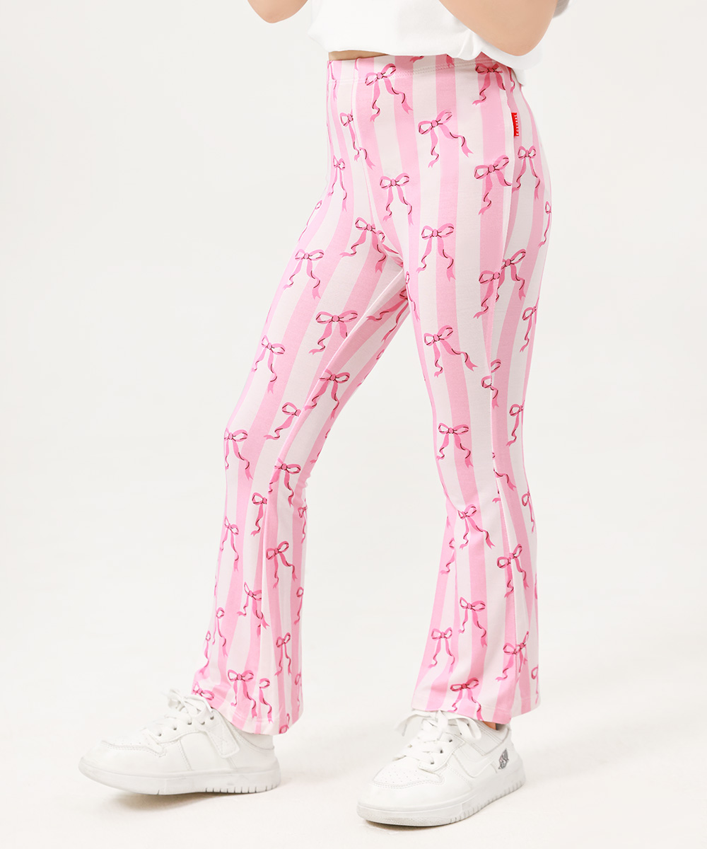 Bamboo Kids Bell- Bottom Print Pants