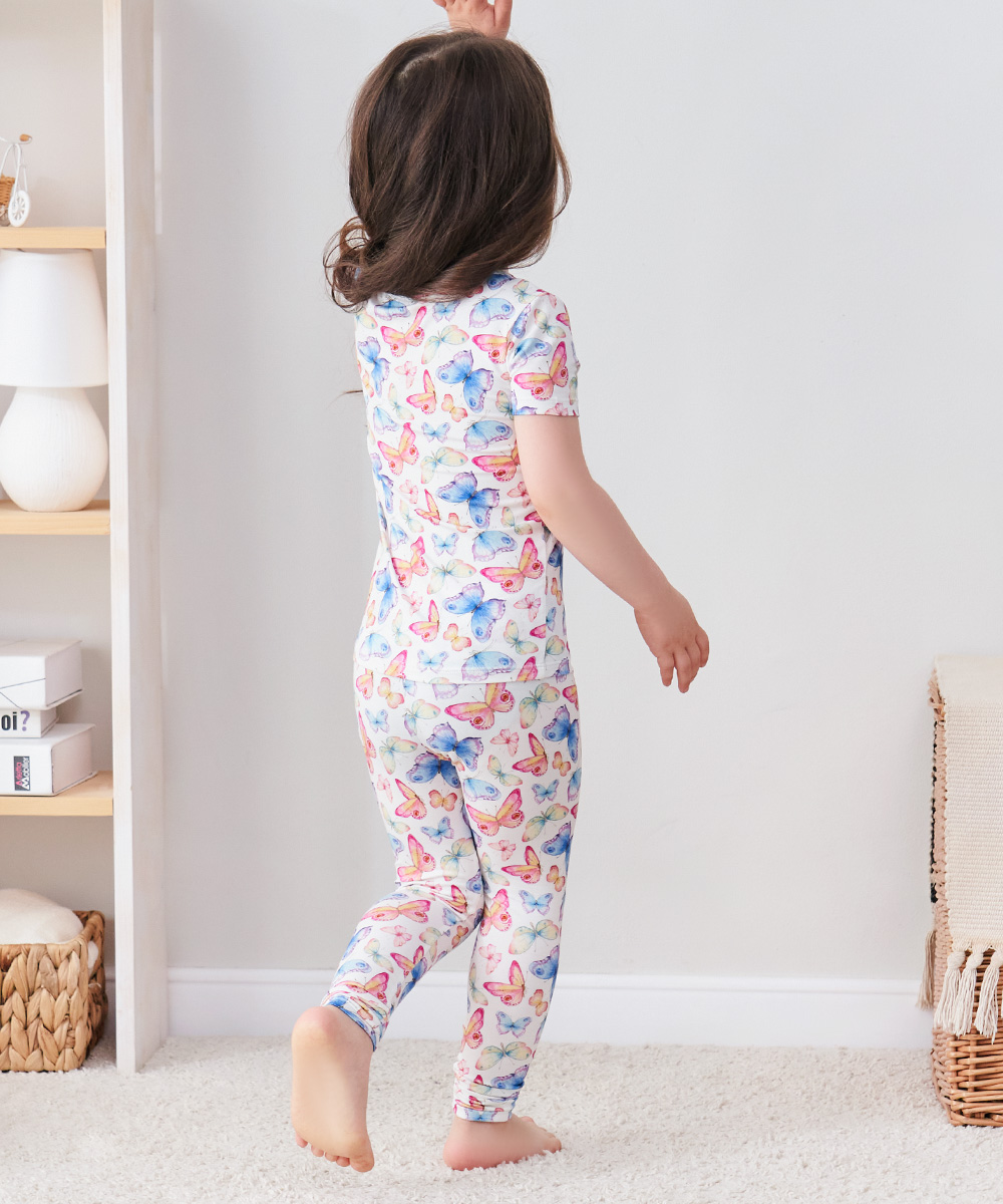 Toddler Short Sleeve Bamboo Pajamas