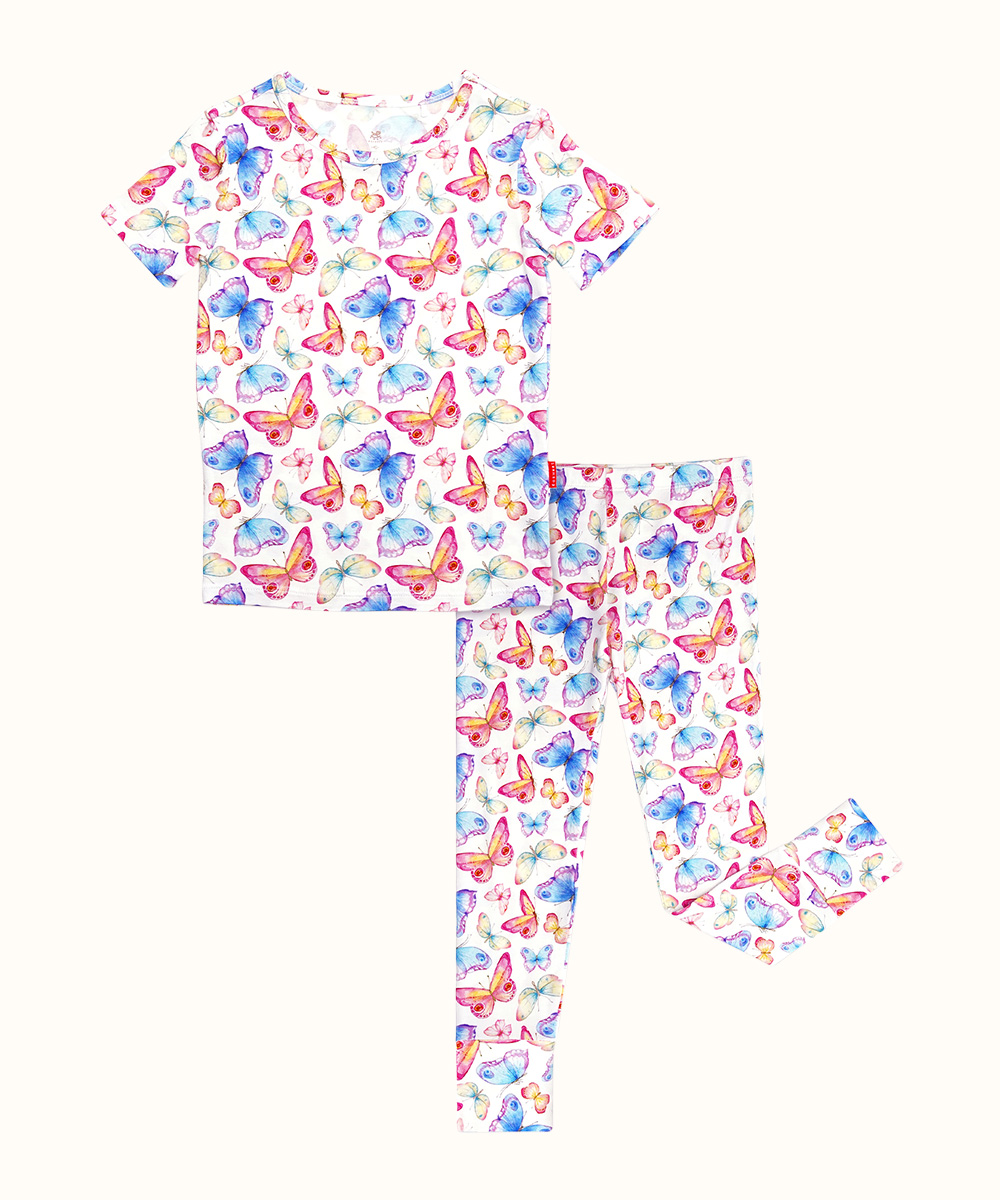 Toddler Short Sleeve Bamboo Pajamas