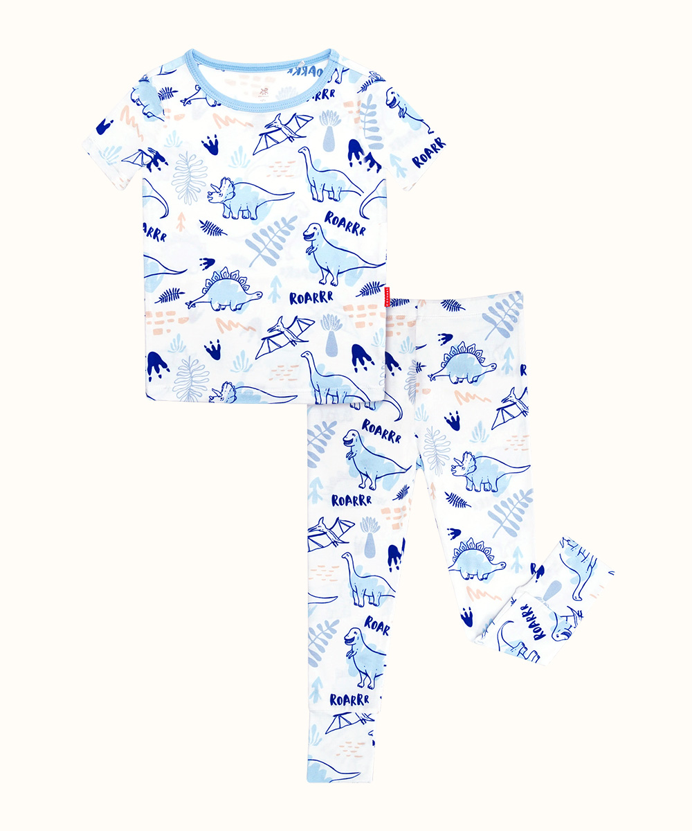 Toddler Boy Short Sleeve Bamboo Pajamas