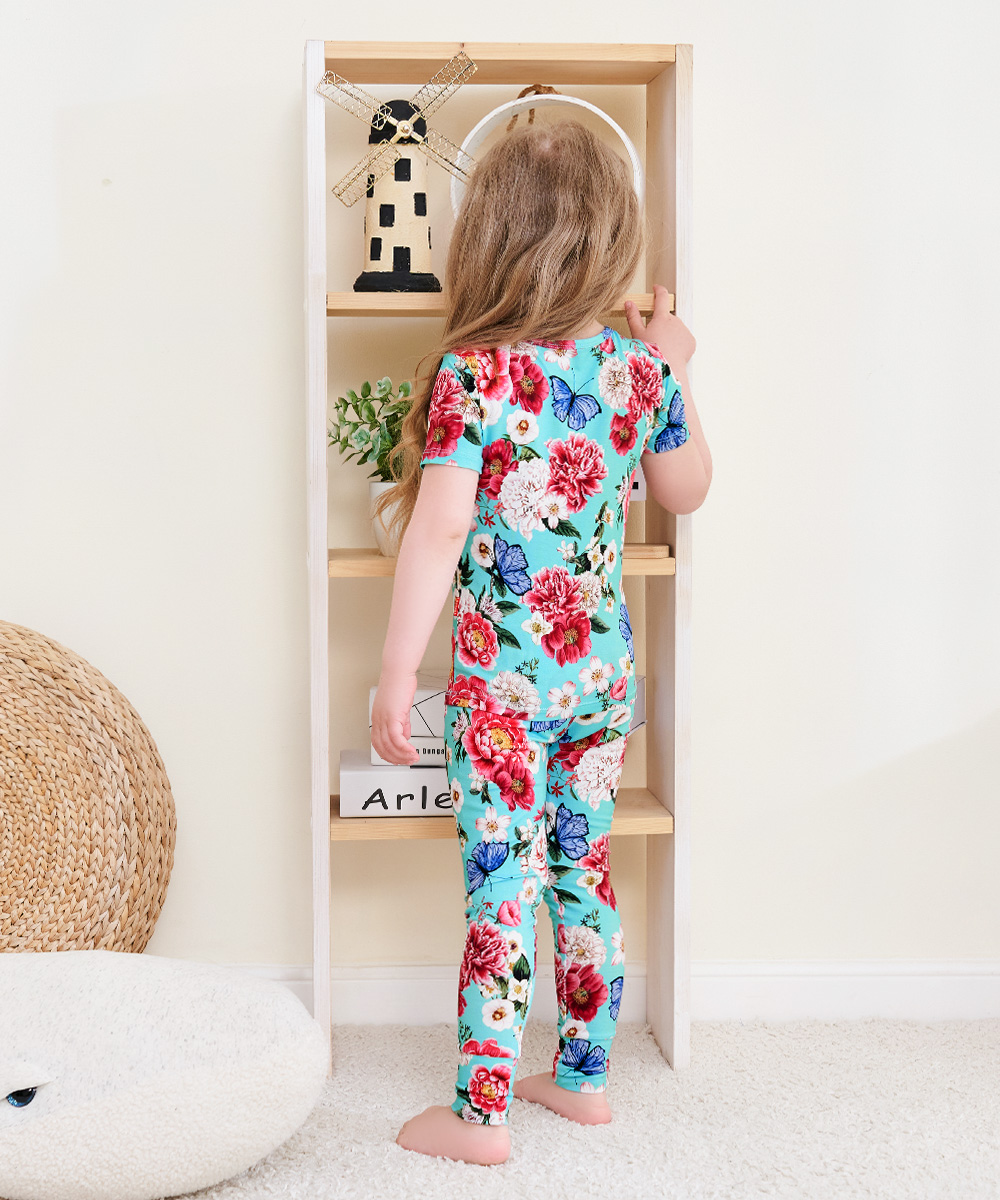 Toddler Short Sleeve Bamboo Pajamas