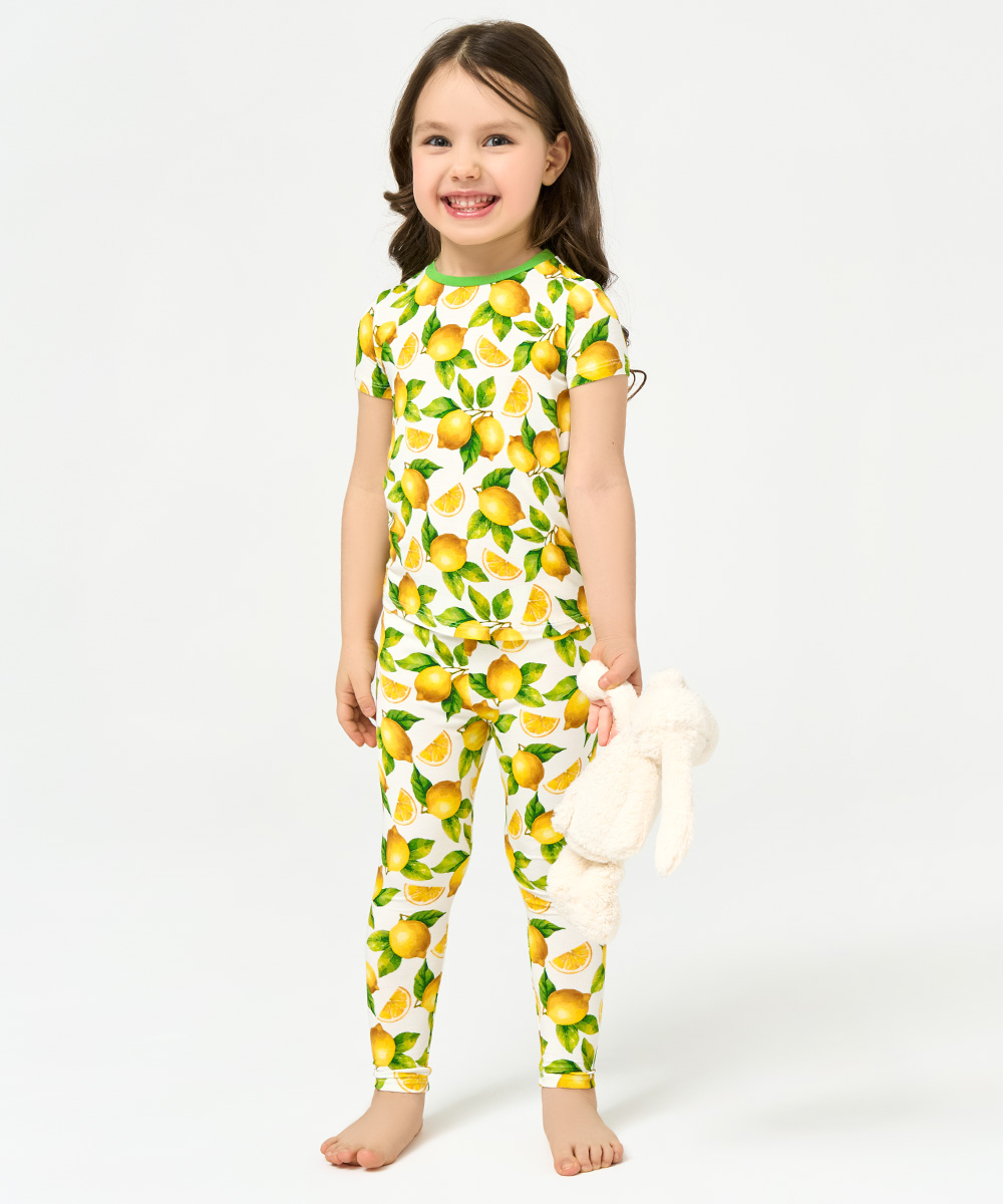 Toddler Girl Short Sleeve Pajamas