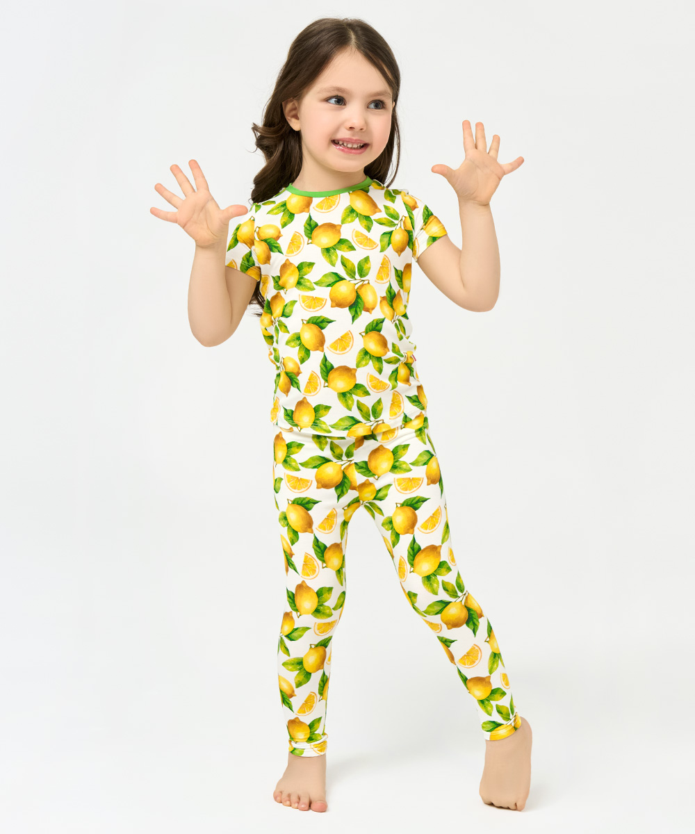 Toddler Girl Short Sleeve Pajamas