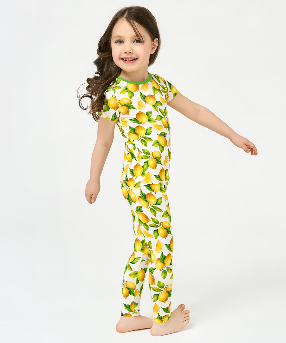 Toddler Girl Short Sleeve Pajamas