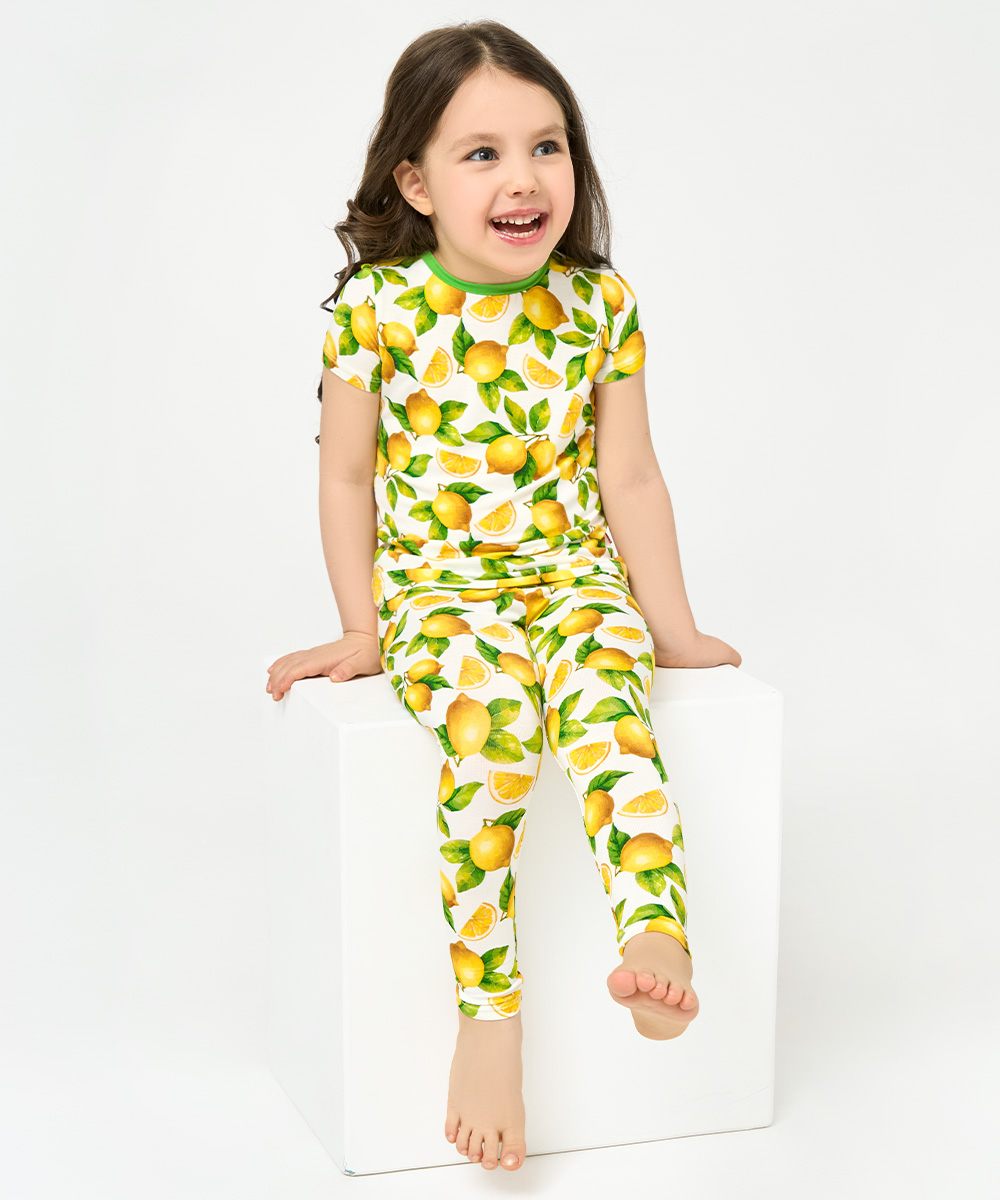 Toddler Girl Short Sleeve Pajamas