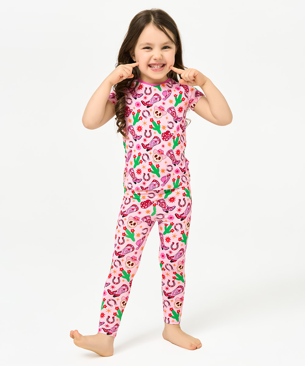 Toddler Girl Short Sleeve Pajamas