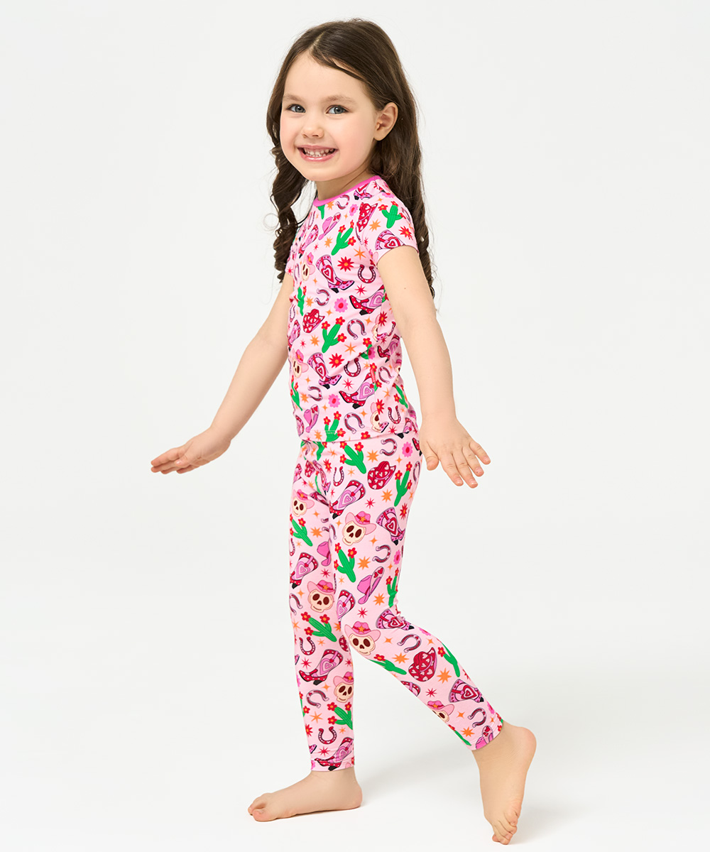 Toddler Girl Short Sleeve Pajamas