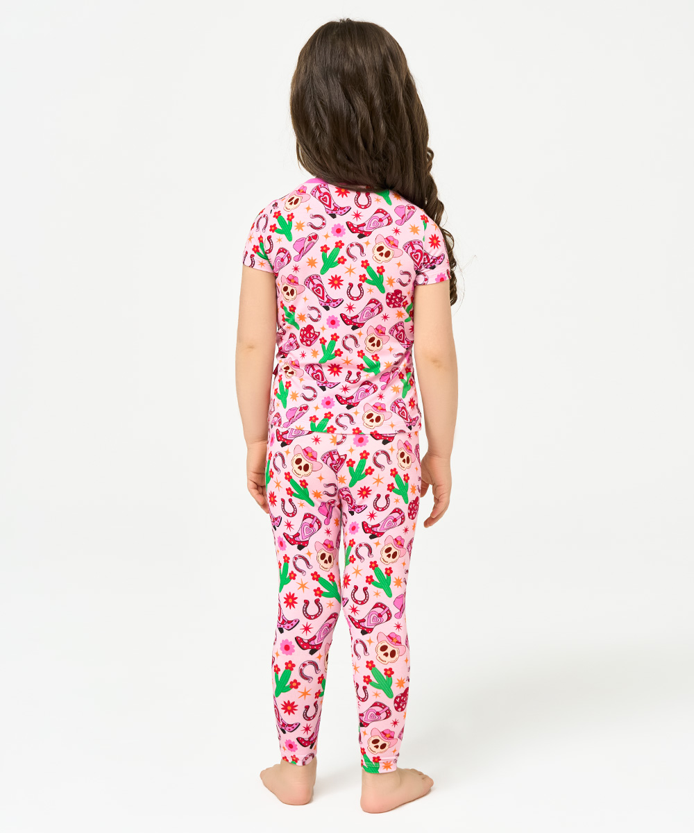 Toddler Girl Short Sleeve Pajamas