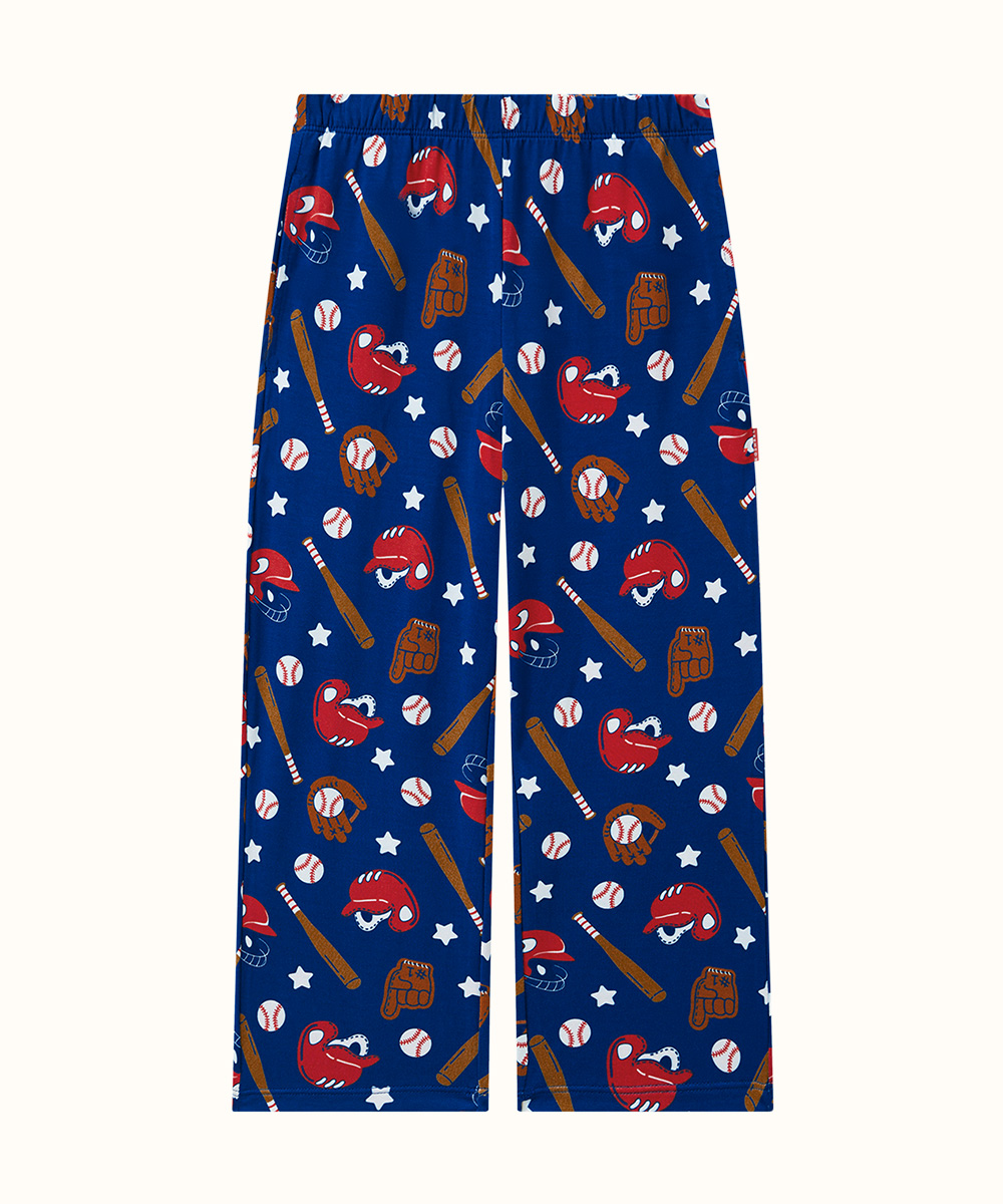 Toddler Boys Wide Leg Pajama Pants