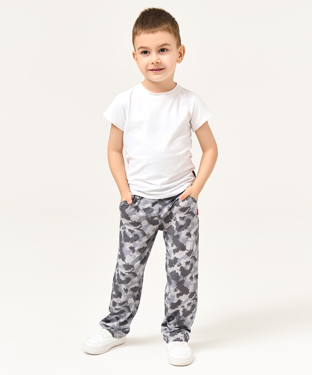 Toddler Boys Wide Leg Pajama Pants