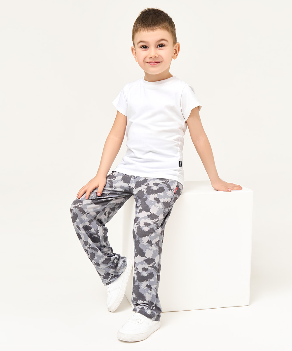 Toddler Boys Wide Leg Pajama Pants