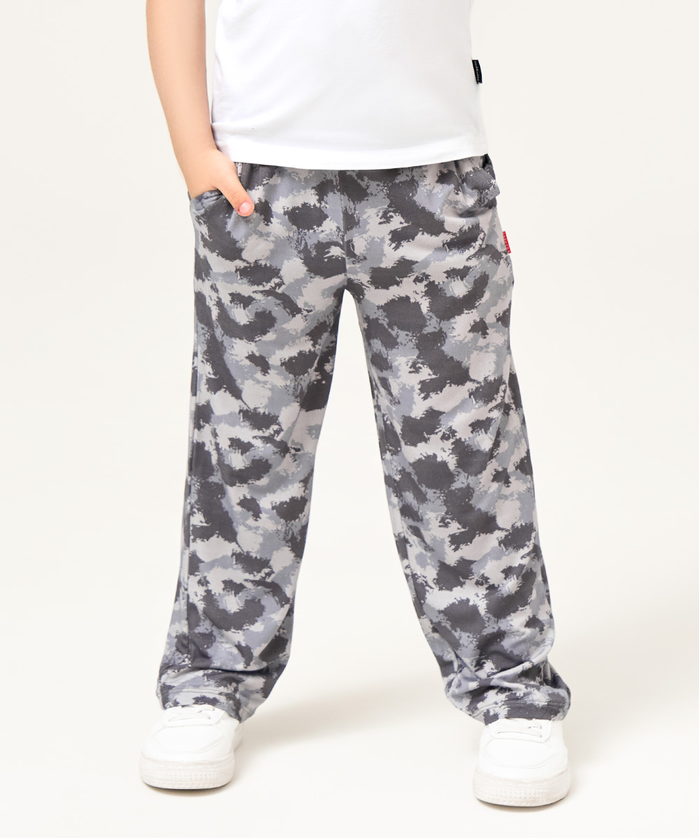 Toddler Boys Wide Leg Pajama Pants