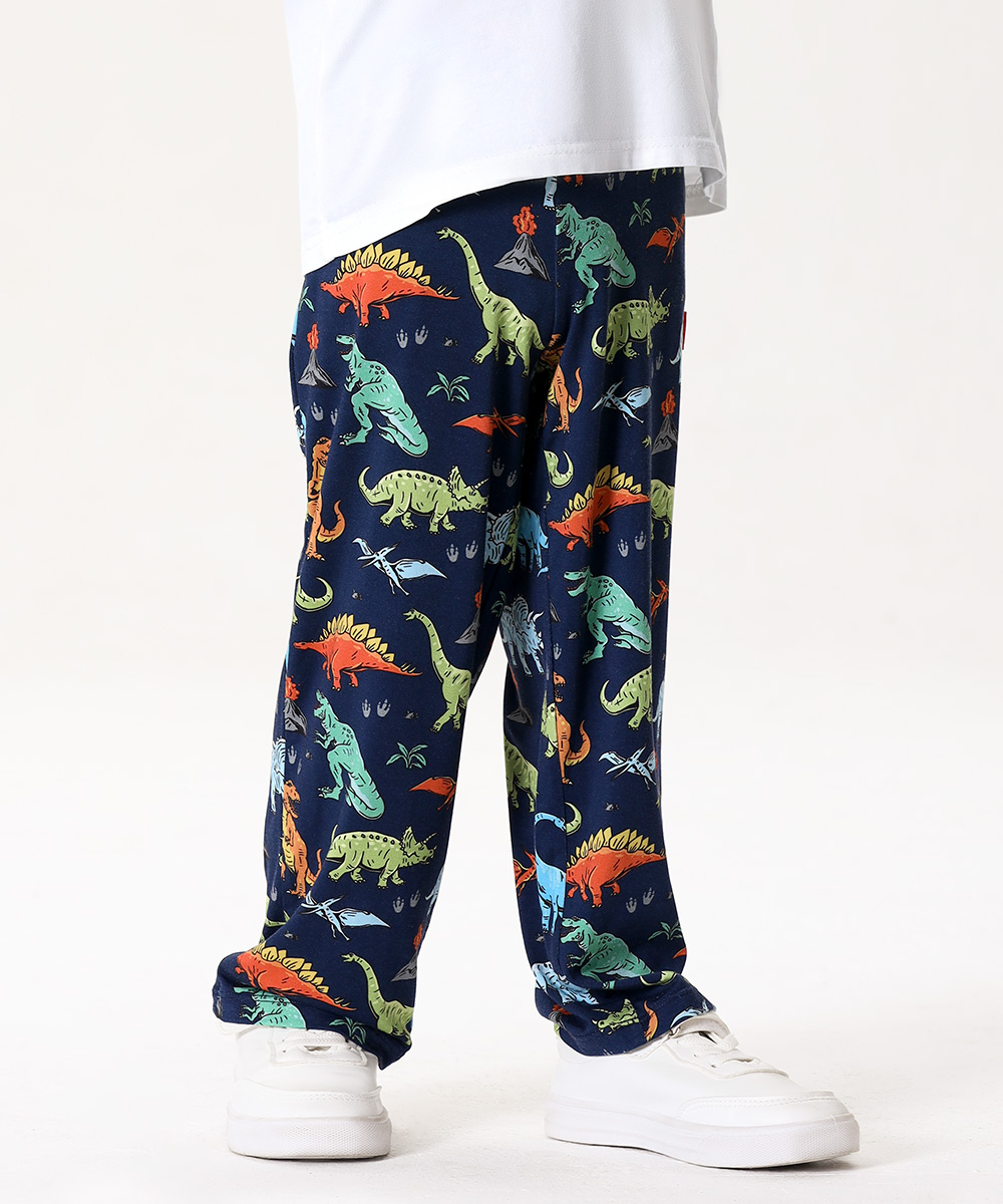 Toddler Boys Wide Leg Pajama Pants