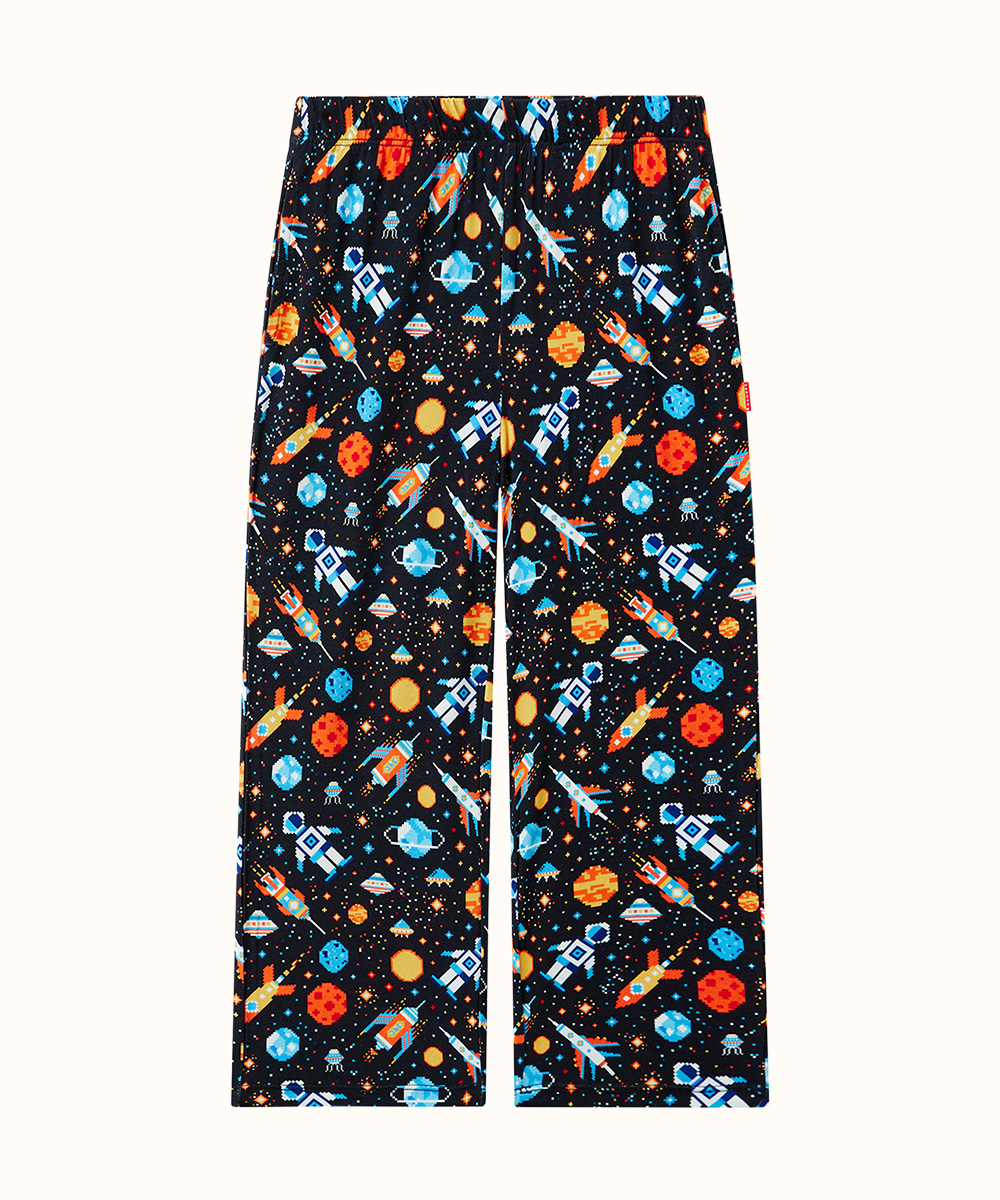 Toddler Boys Wide Leg Pajama Pants
