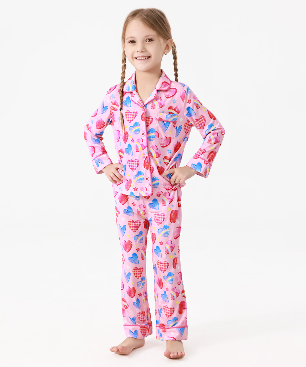 Toddler Girls Bamboo Pajama Set