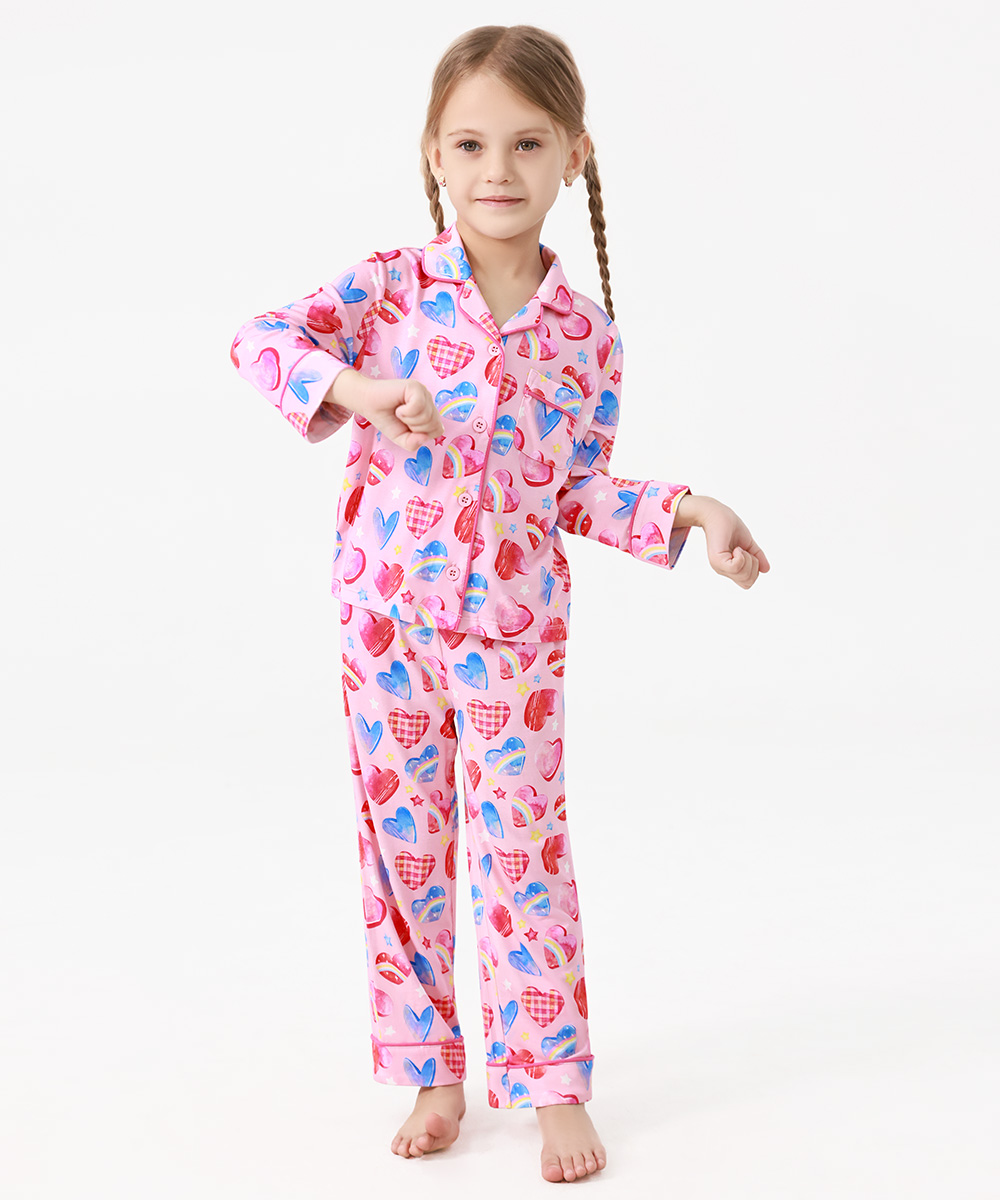 Toddler Girls Bamboo Pajama Set