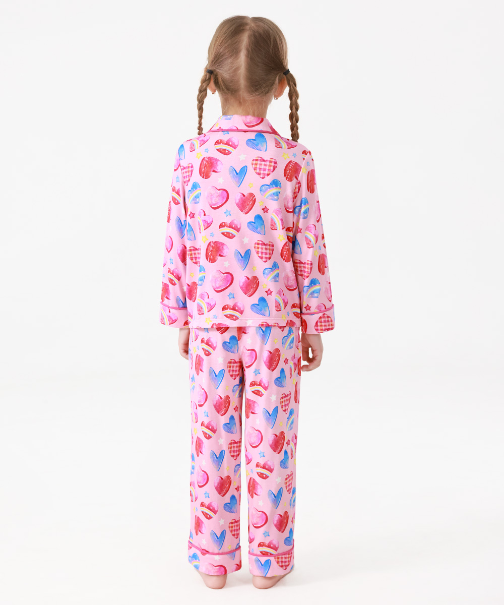 Toddler Girls Bamboo Pajama Set