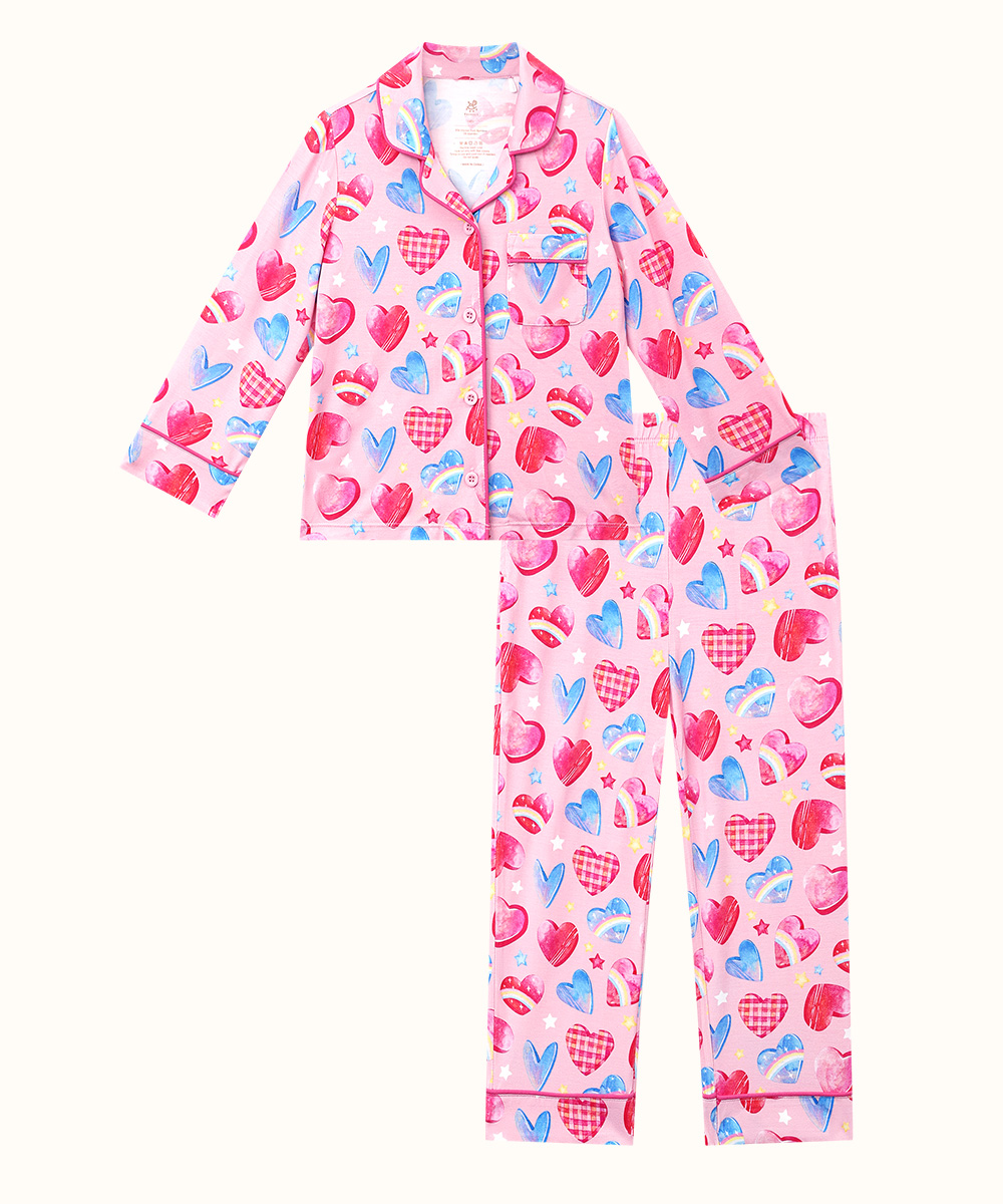 Toddler Girls Bamboo Pajama Set