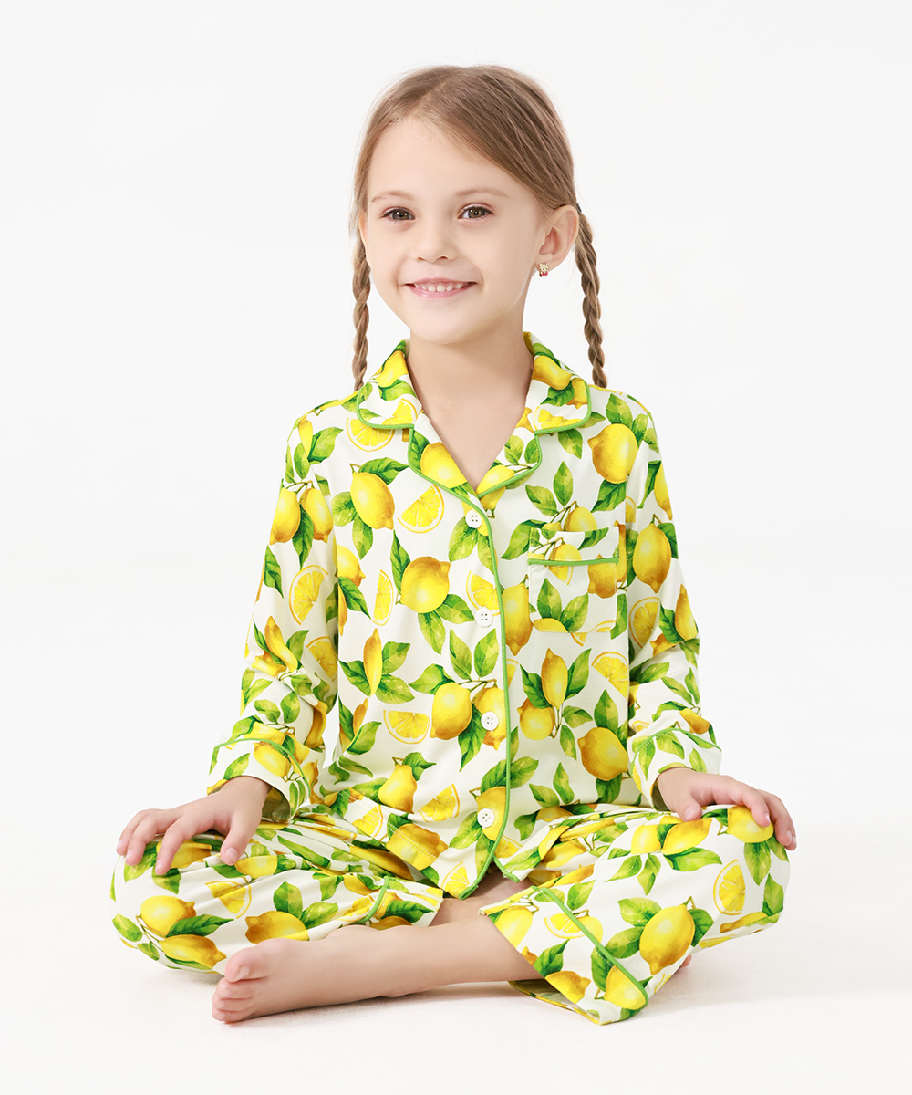Toddler Girls Bamboo Pajama Set
