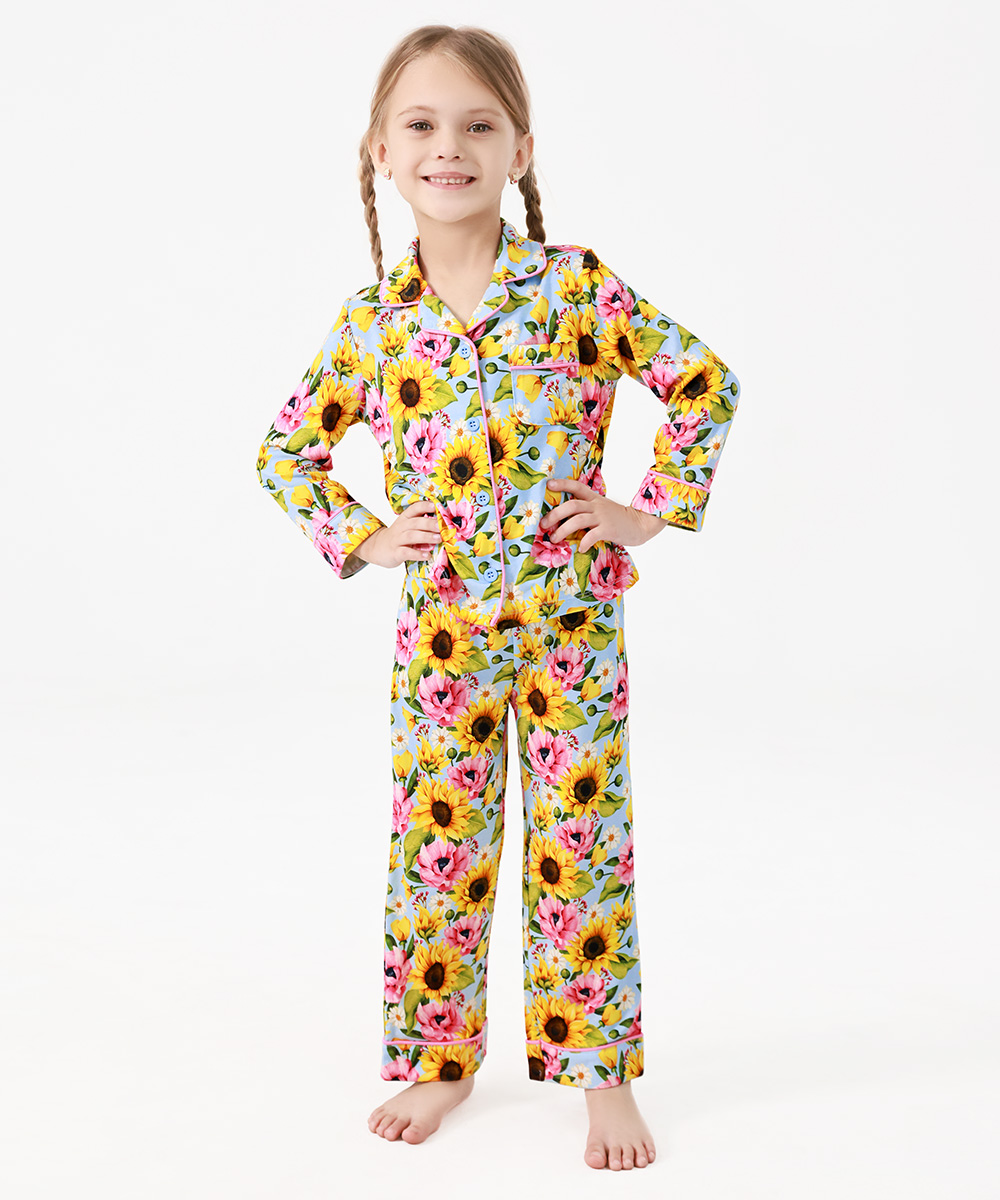 Toddler Girls Bamboo Pajama Set