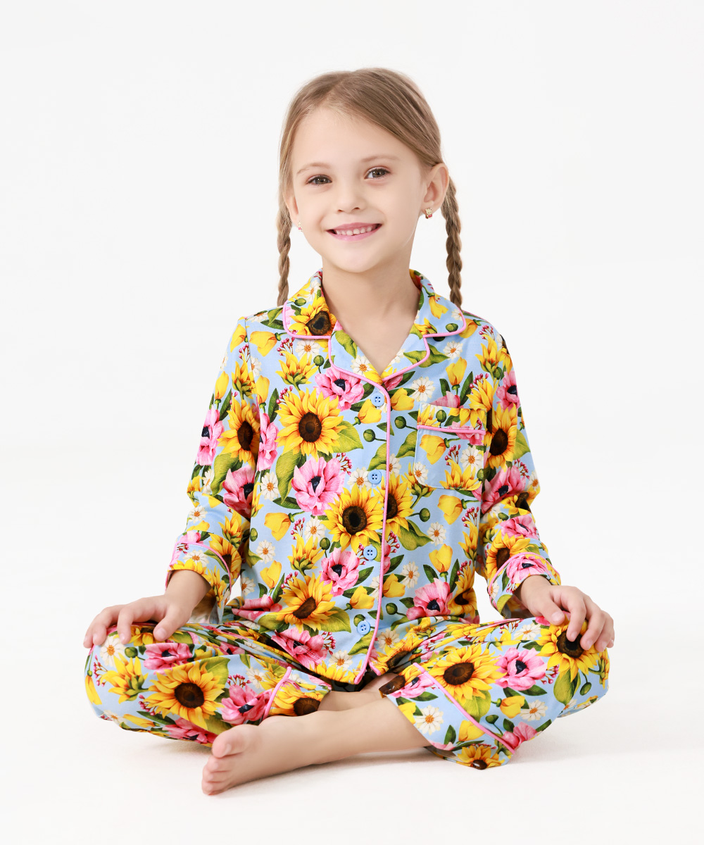 Toddler Girls Bamboo Pajama Set