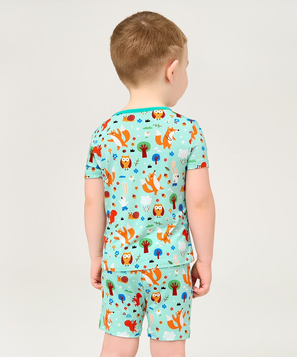 Toddler Short Sleeve Summer Pajamas Sets