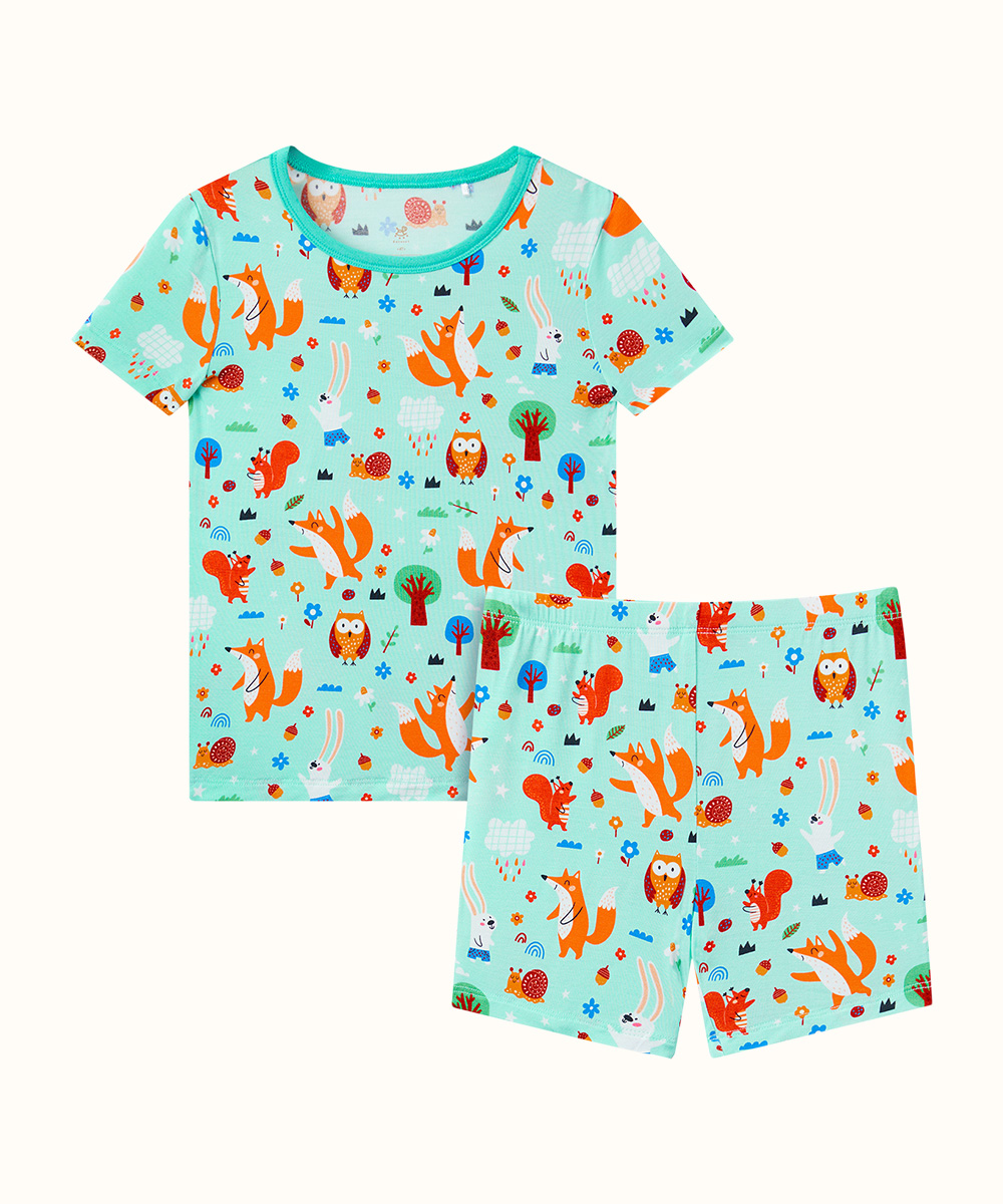 Toddler Short Sleeve Summer Pajamas Sets