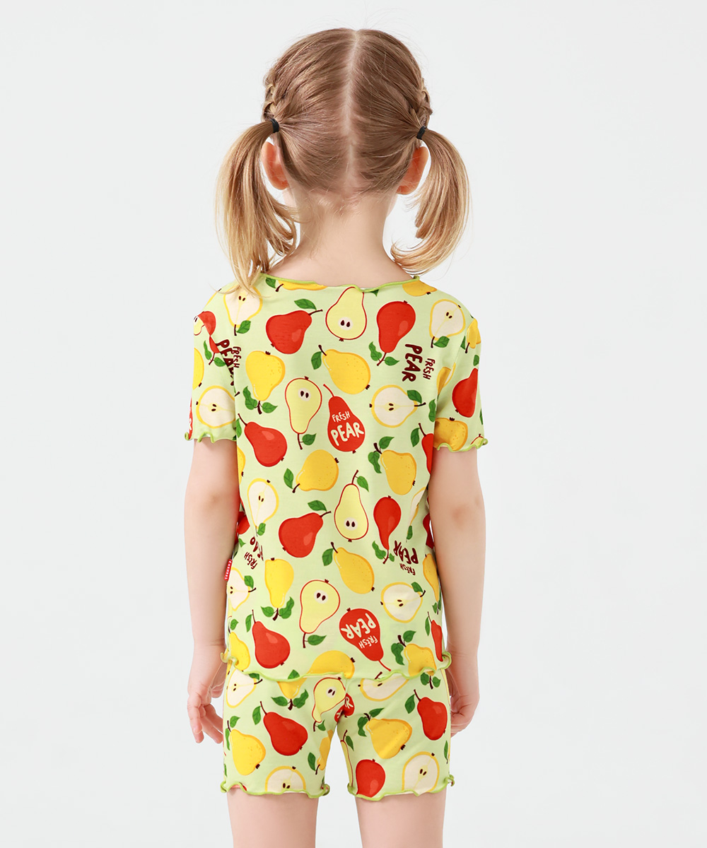 Toddler Girls Snug Fit Short Sleeve Pajamas Sets