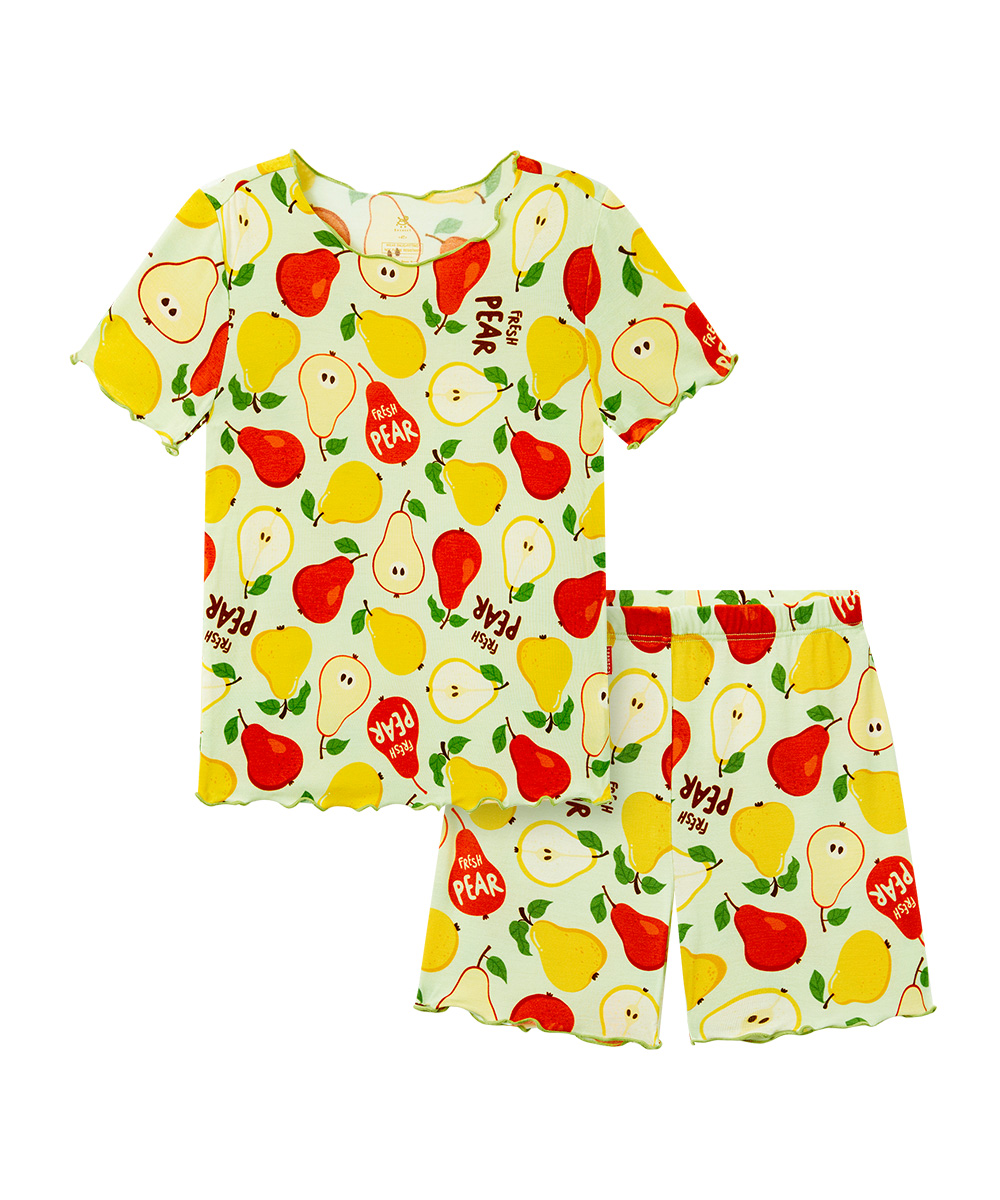 Toddler Girls Snug Fit Short Sleeve Pajamas Sets