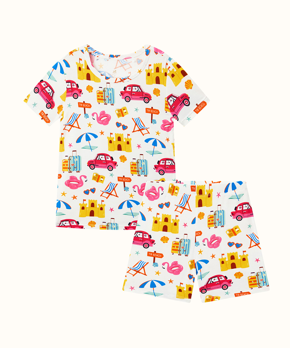 Bamboo Girls Short Sleeve Pajama Sets