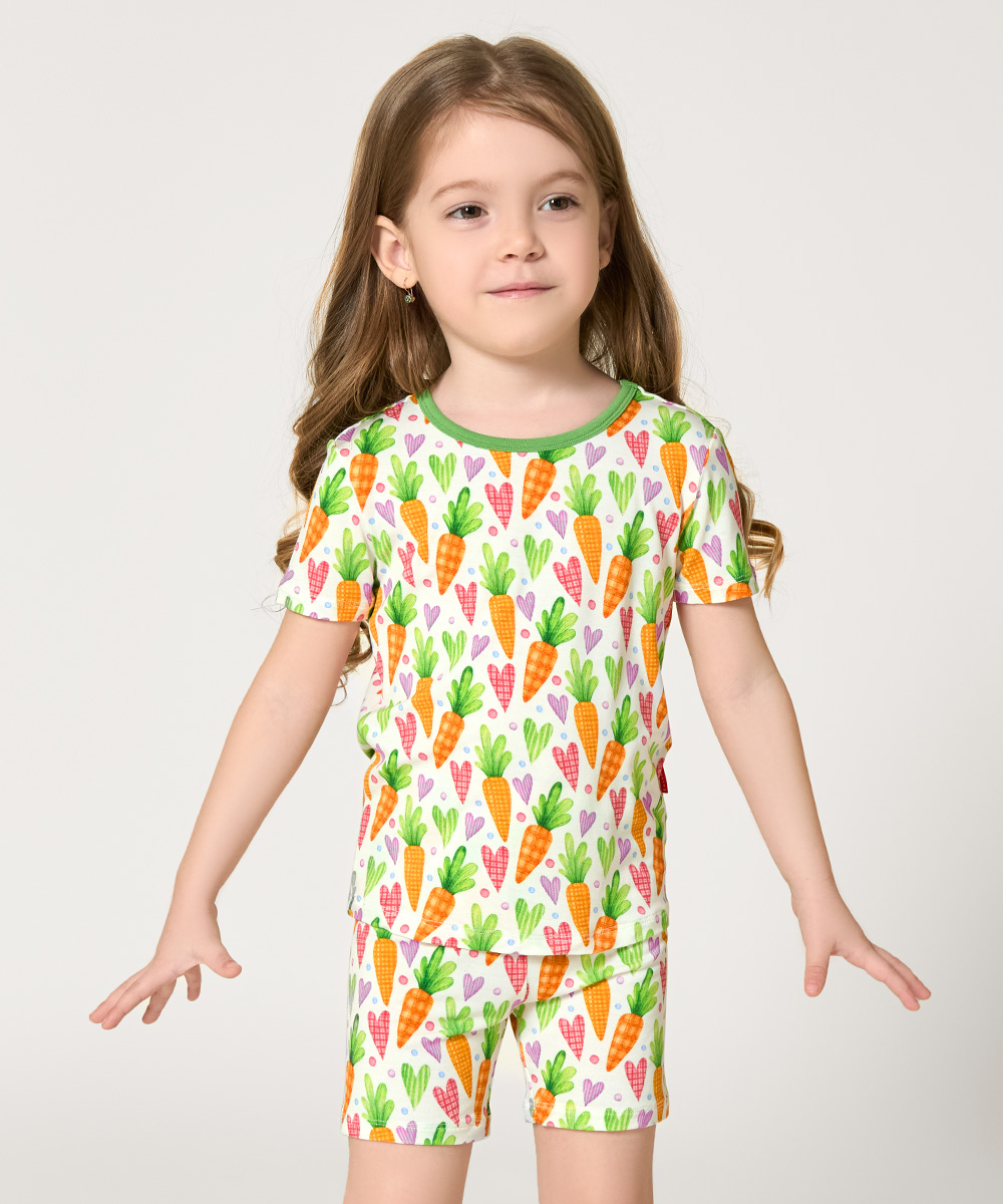 Bamboo Girls Summer Pajamas Sets