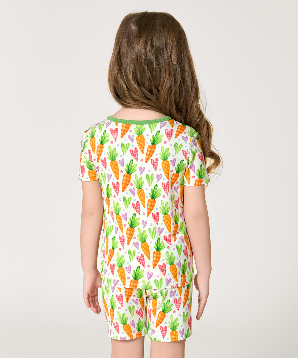 Bamboo Girls Summer Pajamas Sets