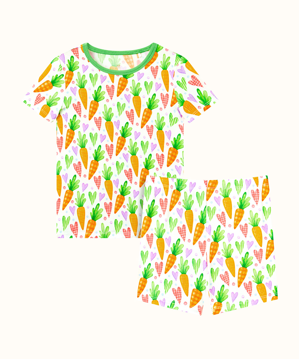 Bamboo Girls Summer Pajamas Sets