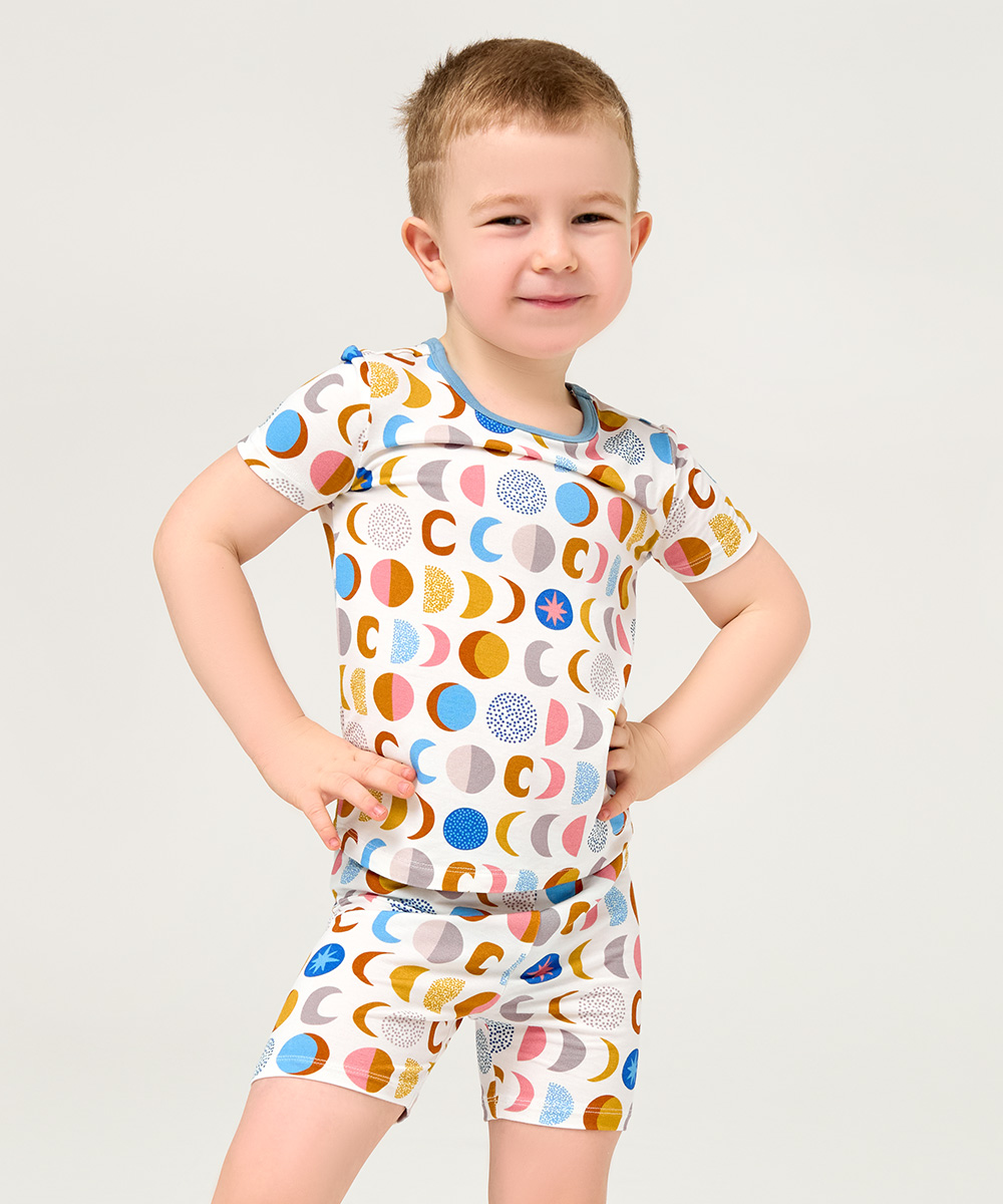 Toddler Short Sleeve Summer Pajamas Sets