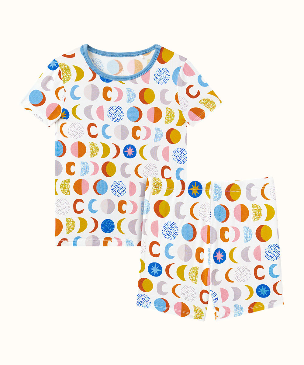 Toddler Short Sleeve Summer Pajamas Sets