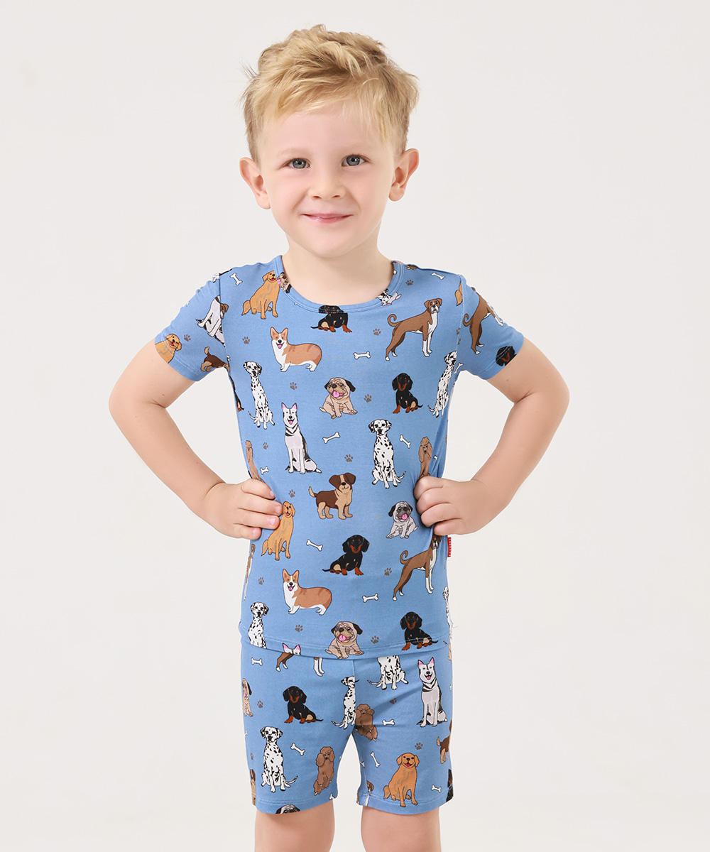 Boy Bamboo Shorts Pajama Sets
