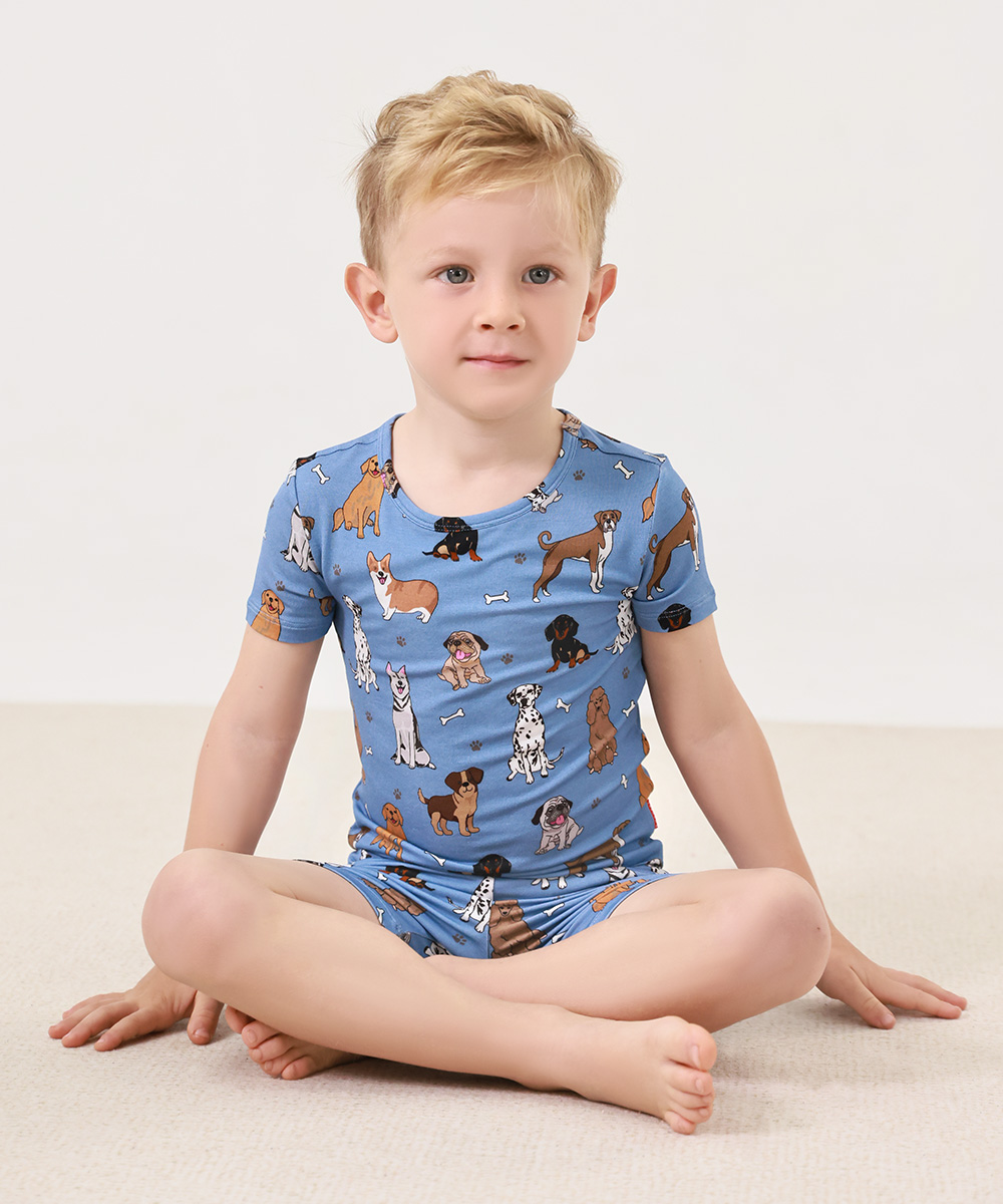 Boy Bamboo Shorts Pajama Sets