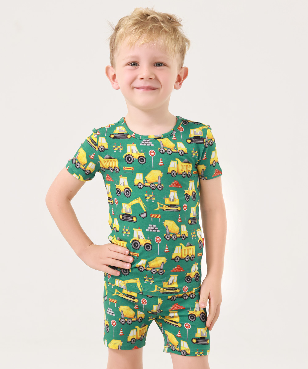 Boy Bamboo Shorts Pajama Sets