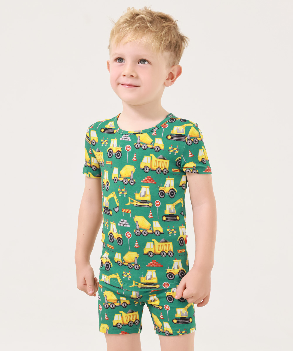 Boy Bamboo Shorts Pajama Sets