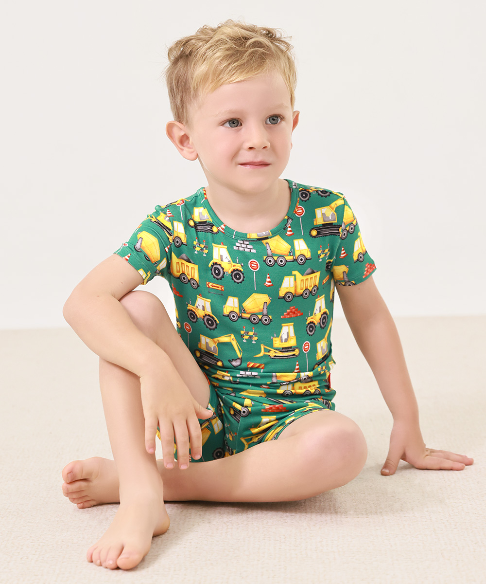 Boy Bamboo Shorts Pajama Sets