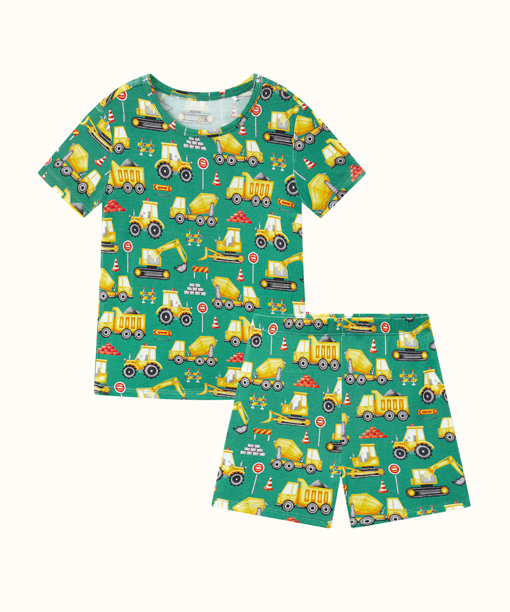 Boy Bamboo Shorts Pajama Sets