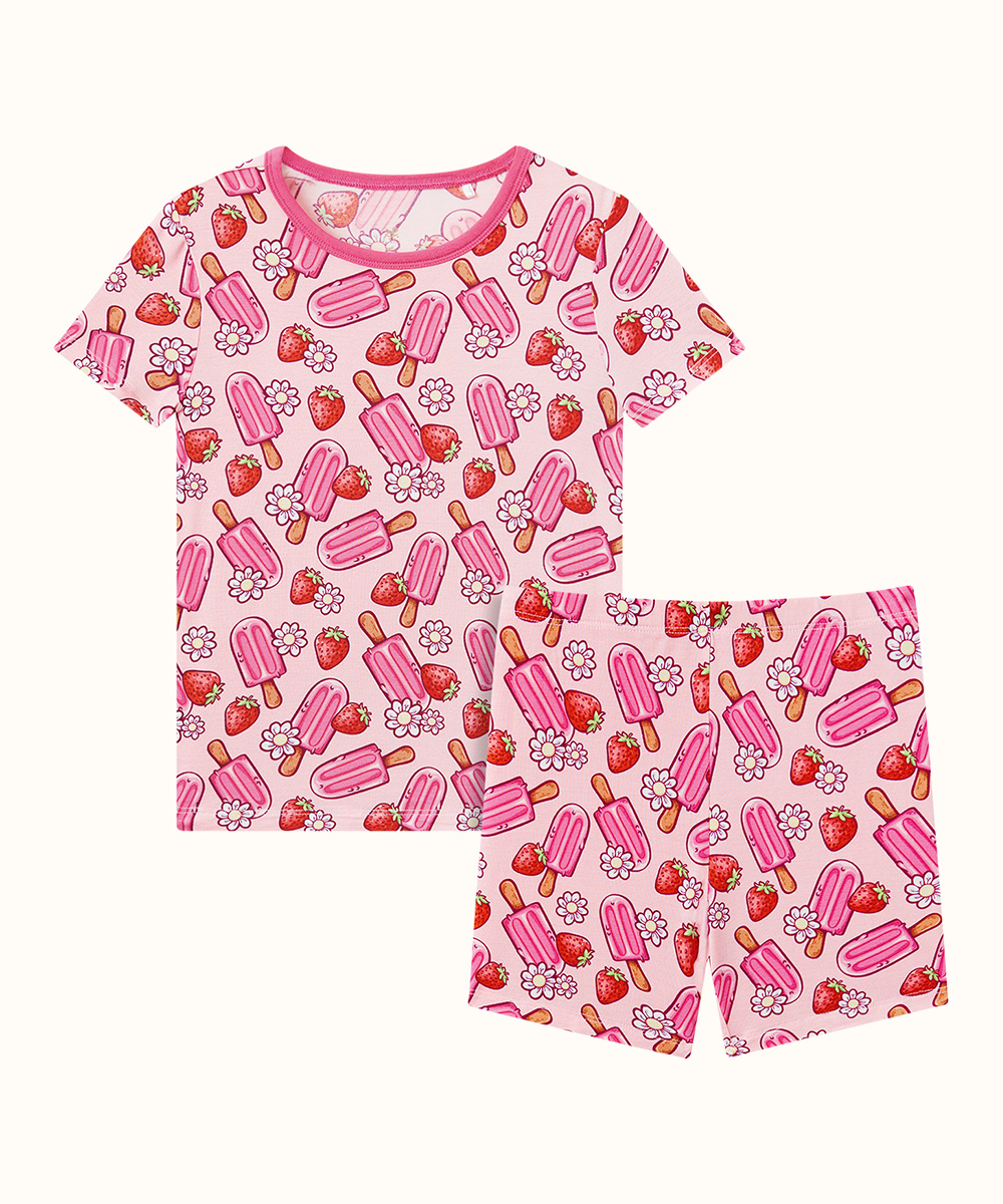 Bamboo Girls Summer Pajamas Sets