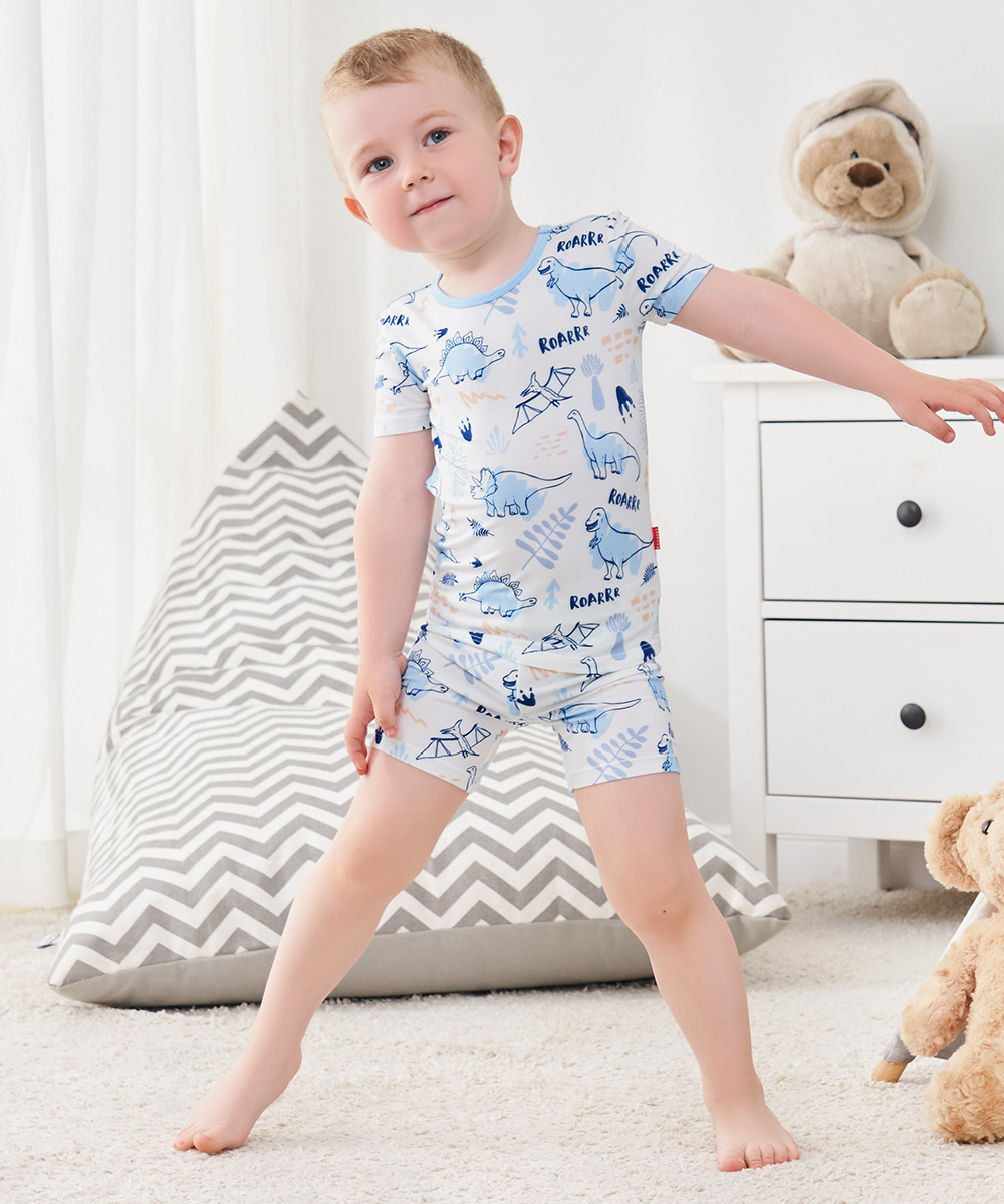 Boy Bamboo Shorts Pajama Sets