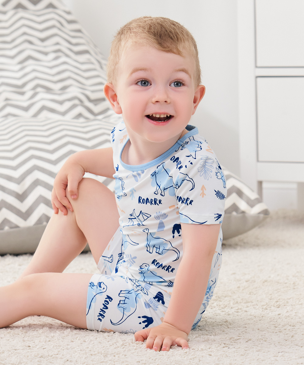 Boy Bamboo Shorts Pajama Sets